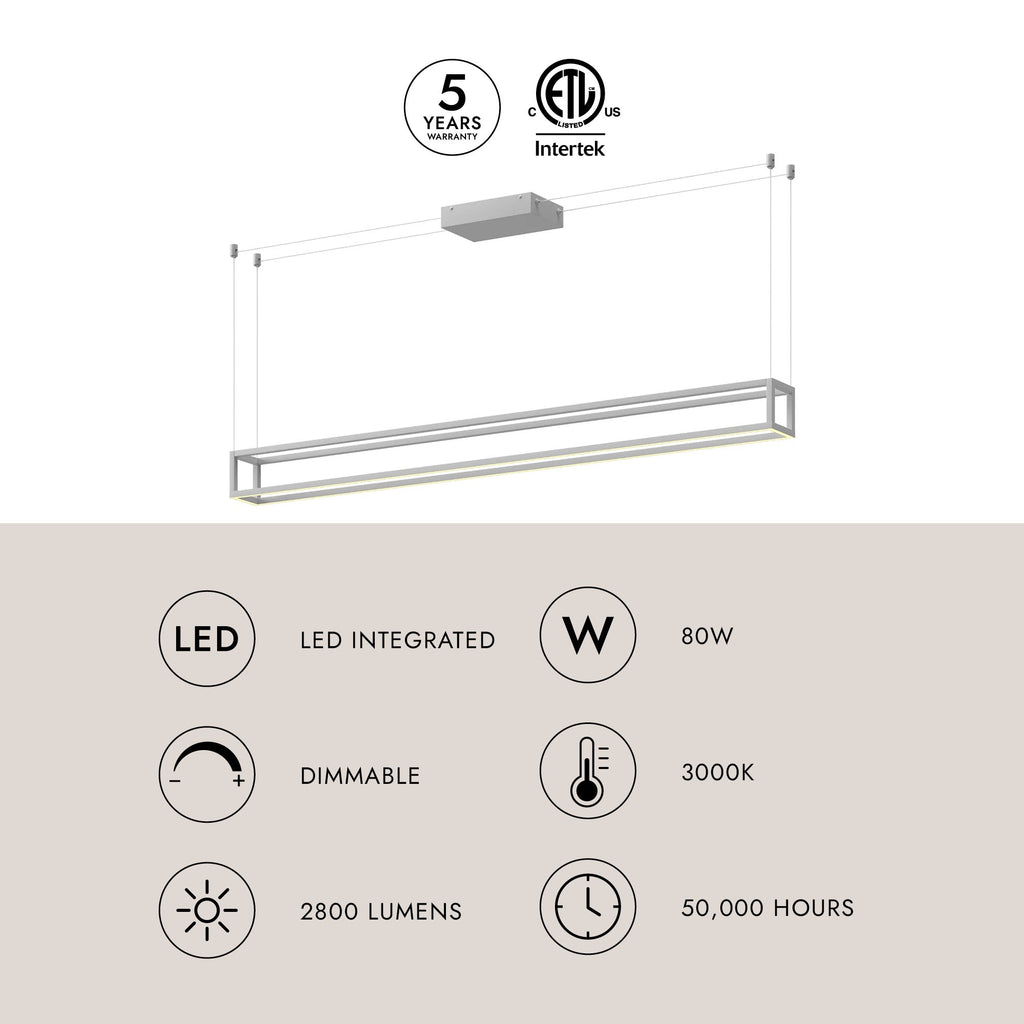 Plaza 60-inch Linear Pendant