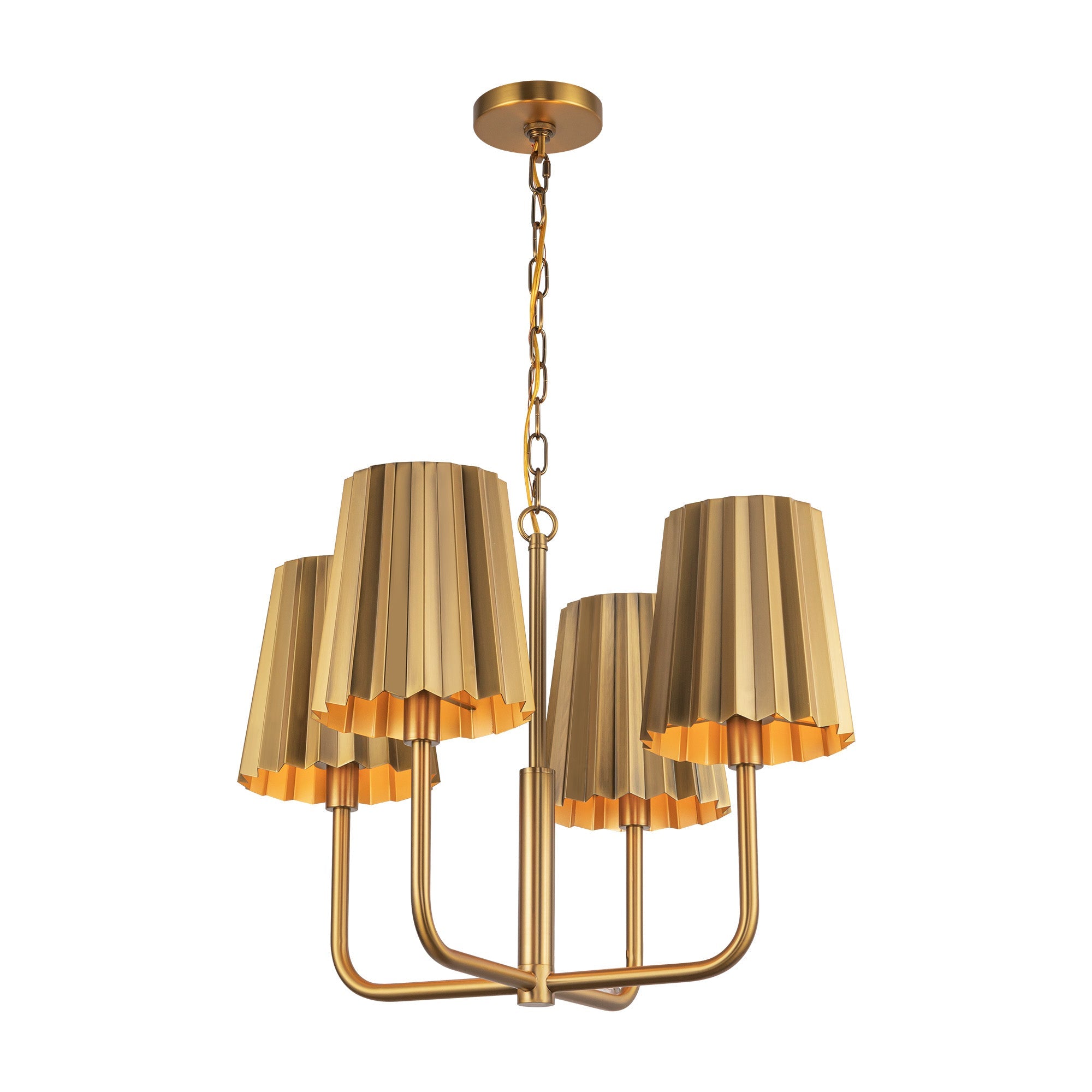 Plisse 23-in Chandelier