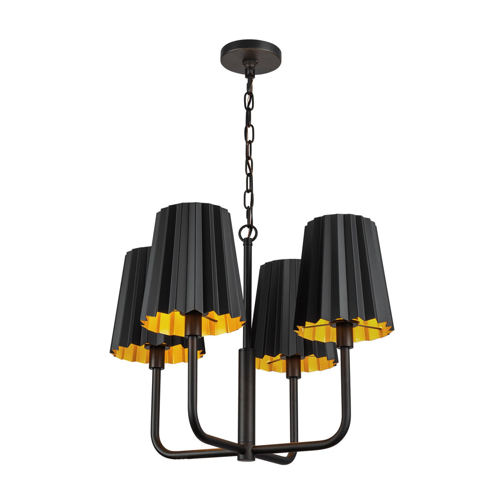 Plisse 23-in Chandelier