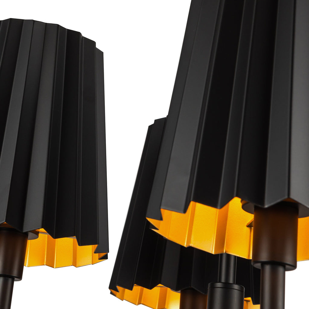Plisse 23-in Chandelier