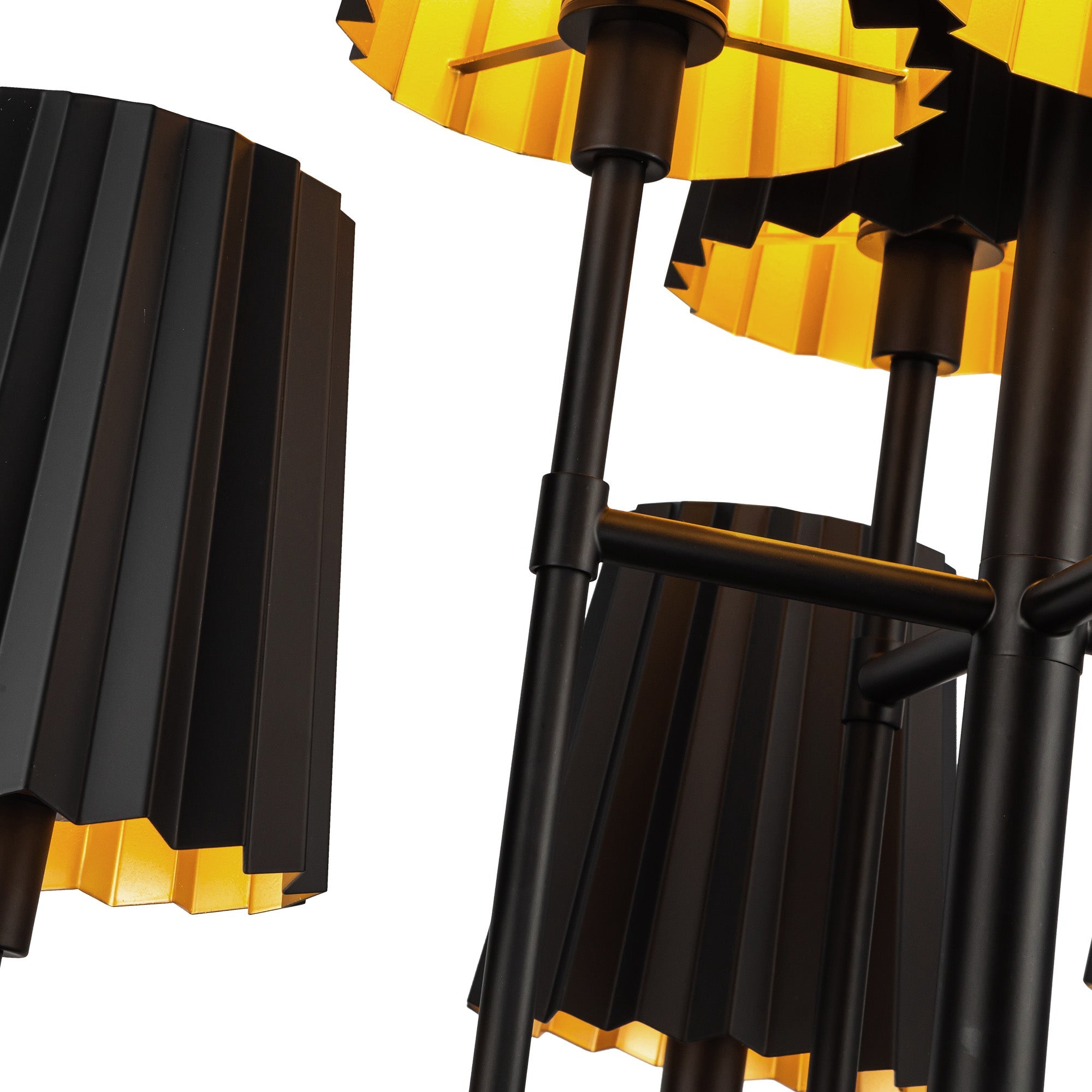 Plisse 30-in Chandelier