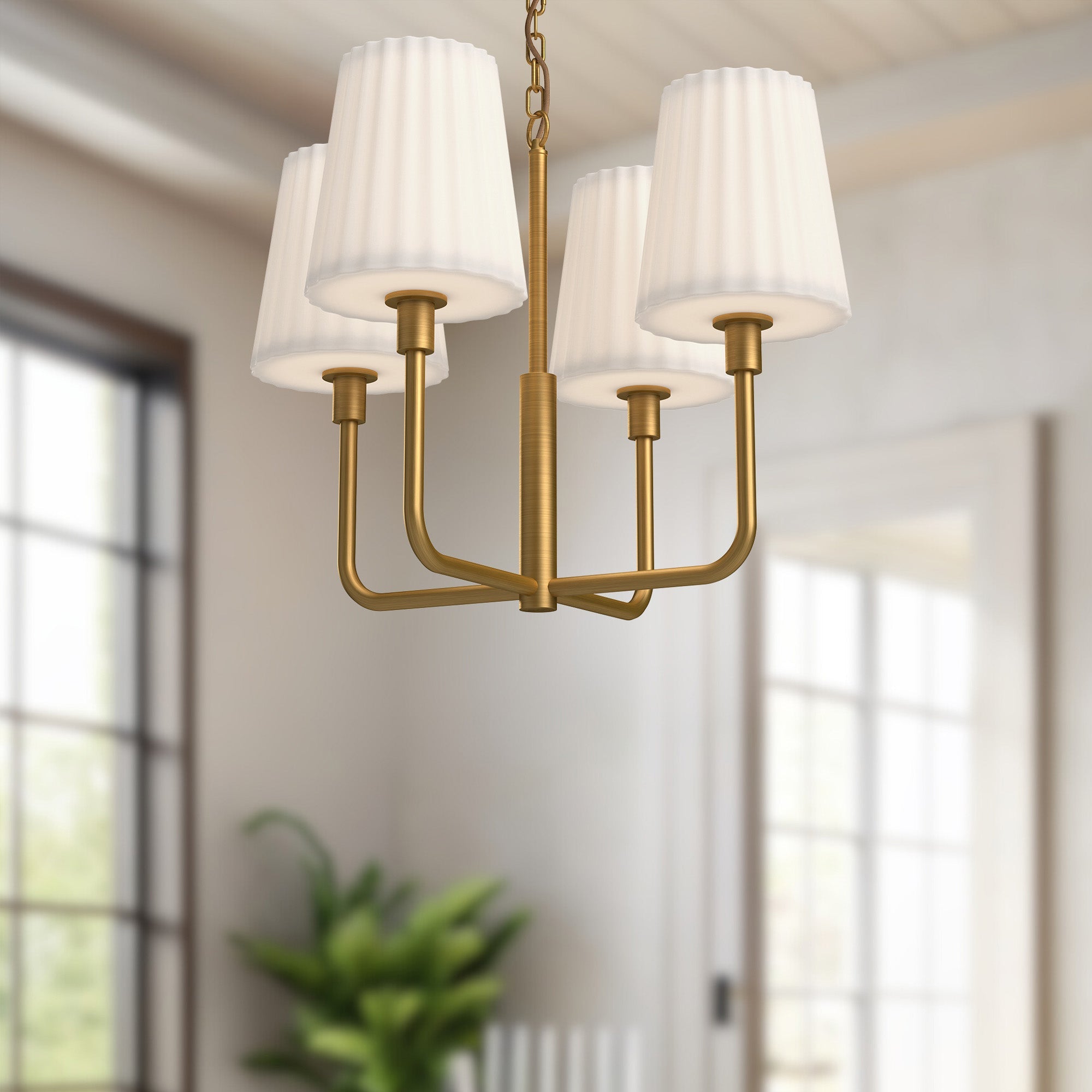 Plisse 23-in Chandelier