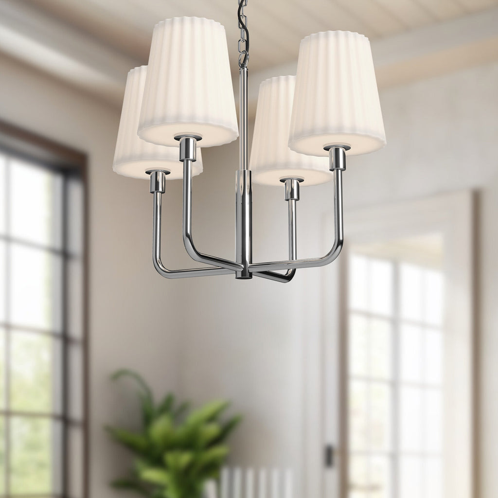Plisse 23-in Chandelier