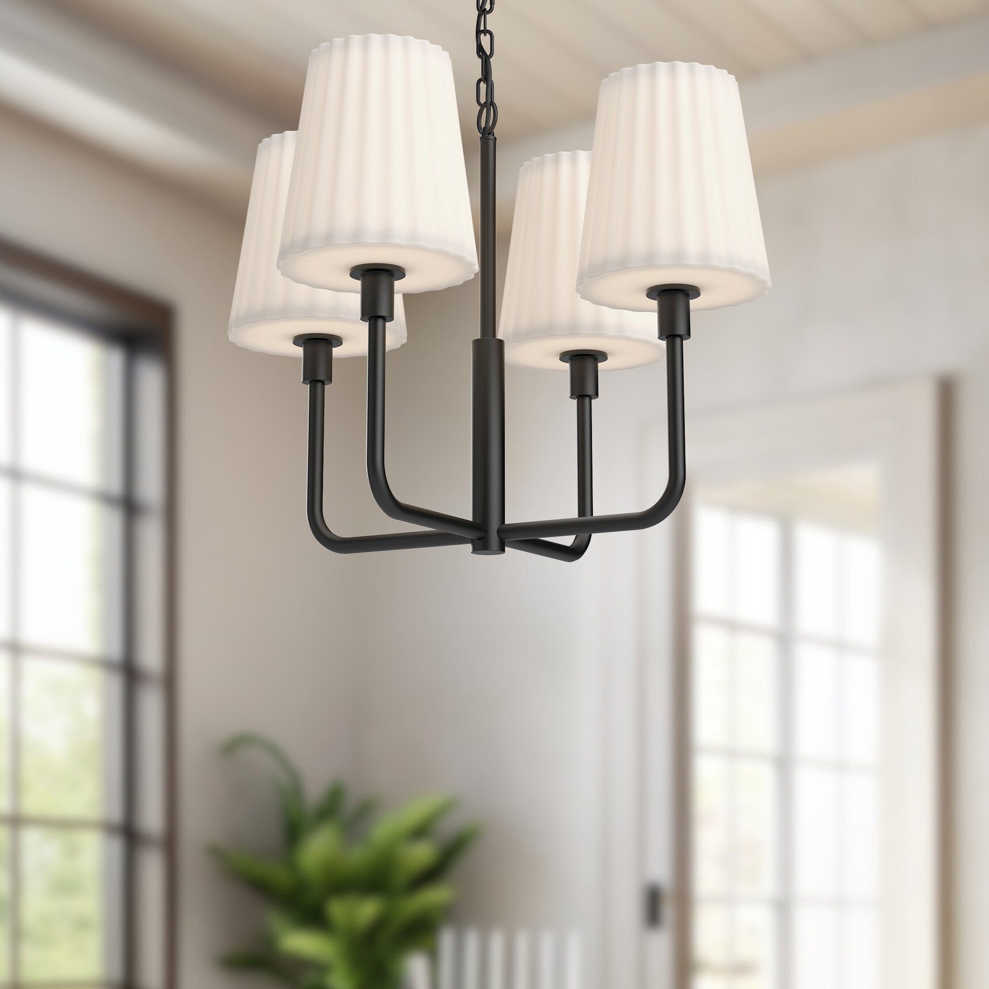 Plisse 23-in Chandelier