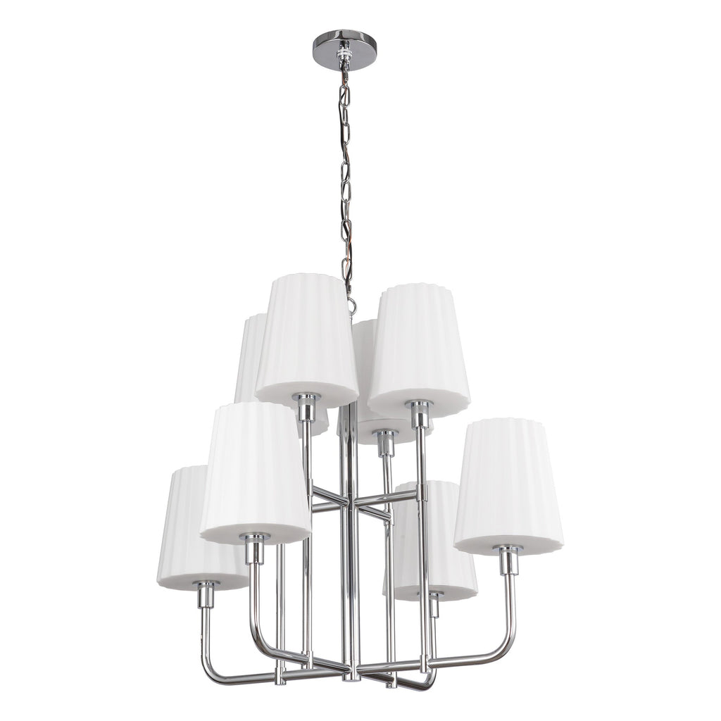 Plisse 30-in Chandelier