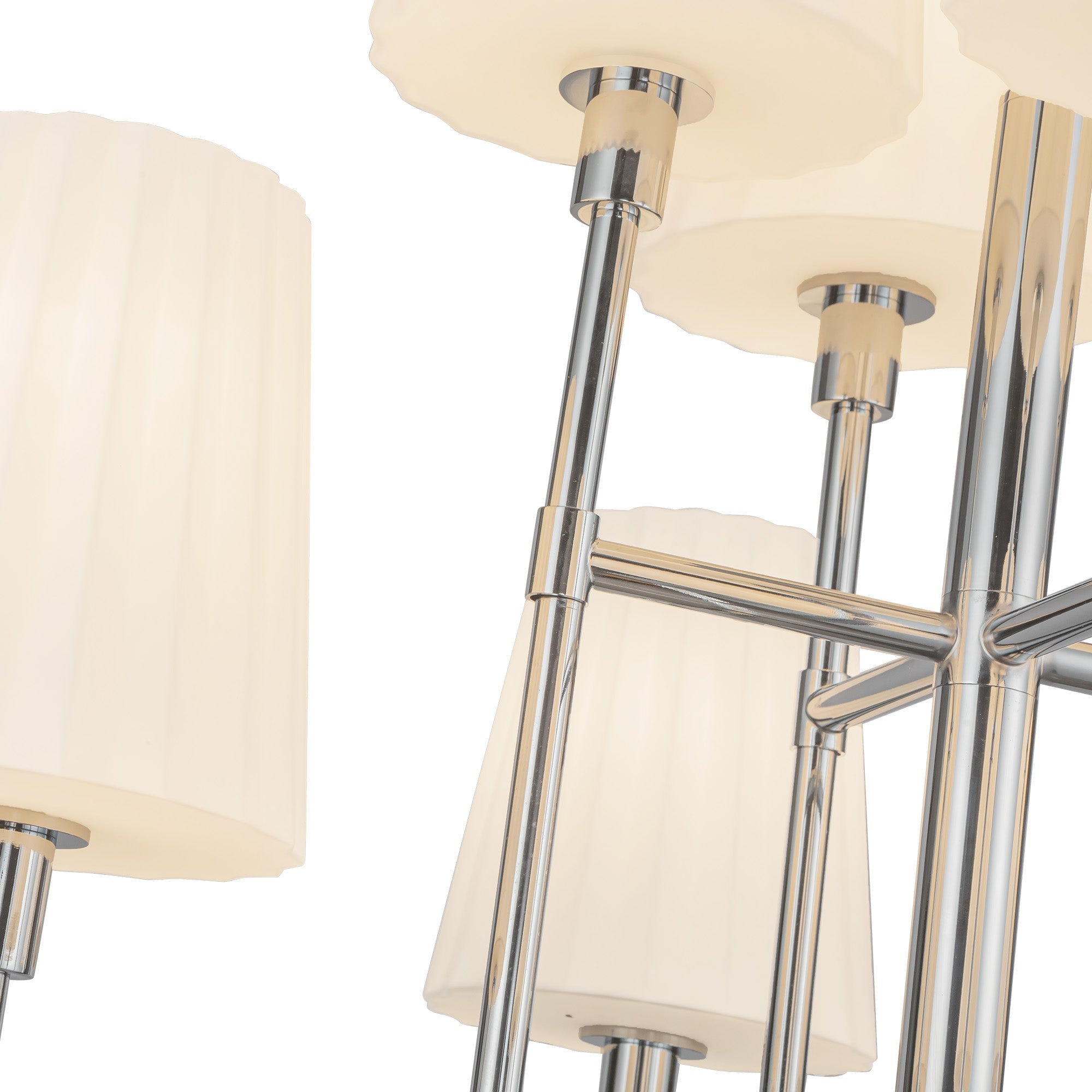 Plisse 30-in Chandelier