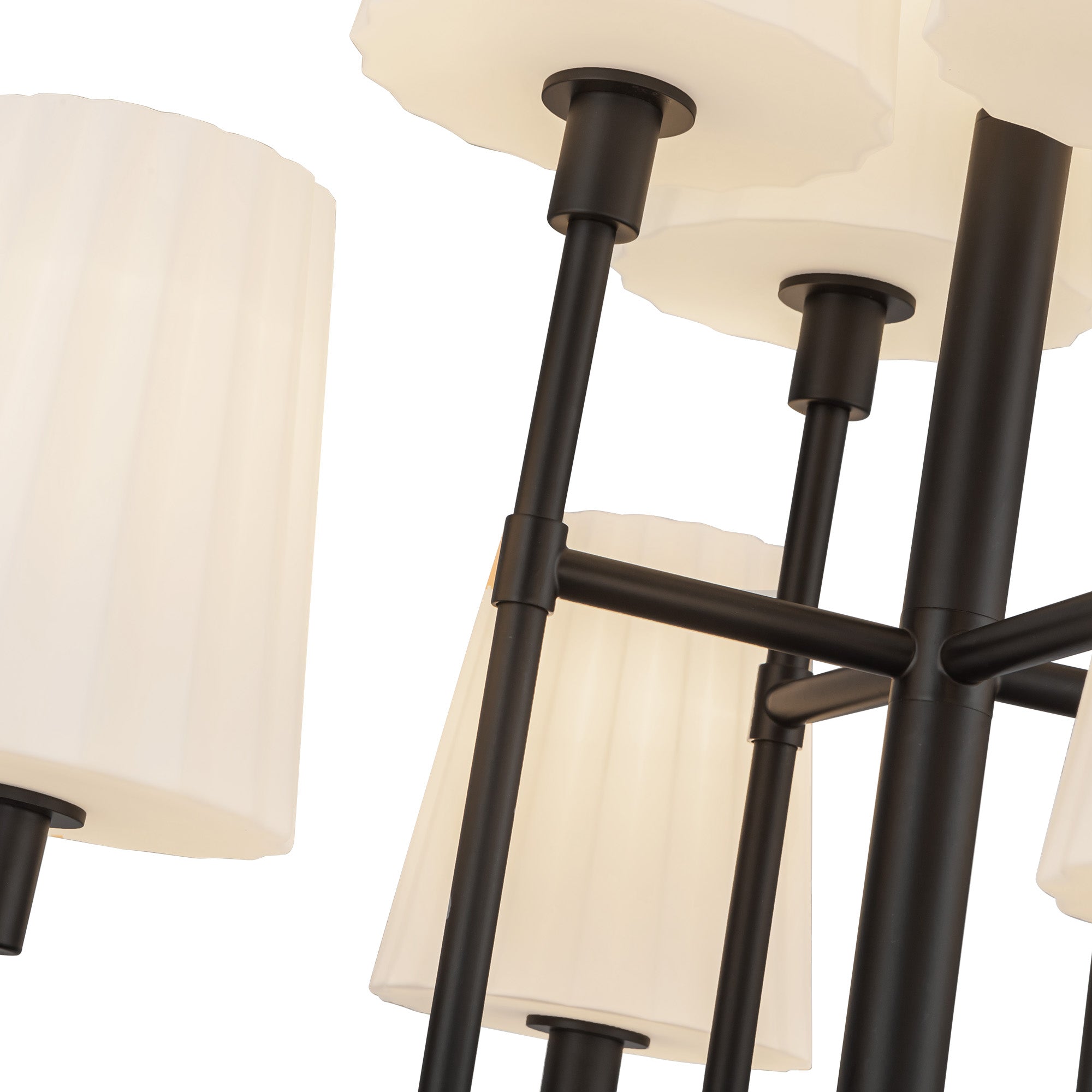 Plisse 30-in Chandelier