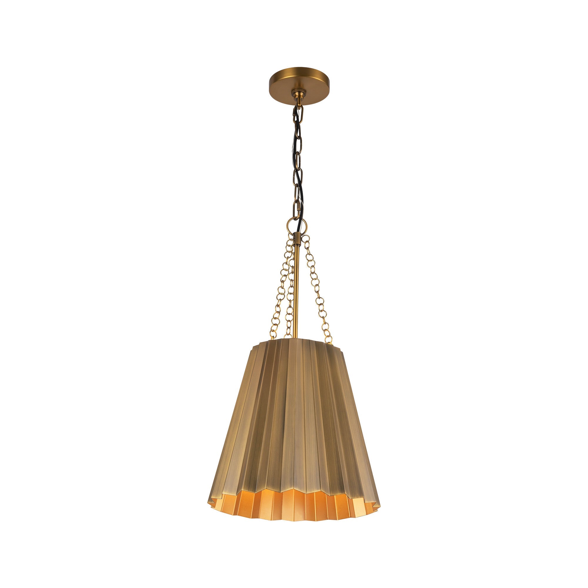 Plisse 12-in Pendant