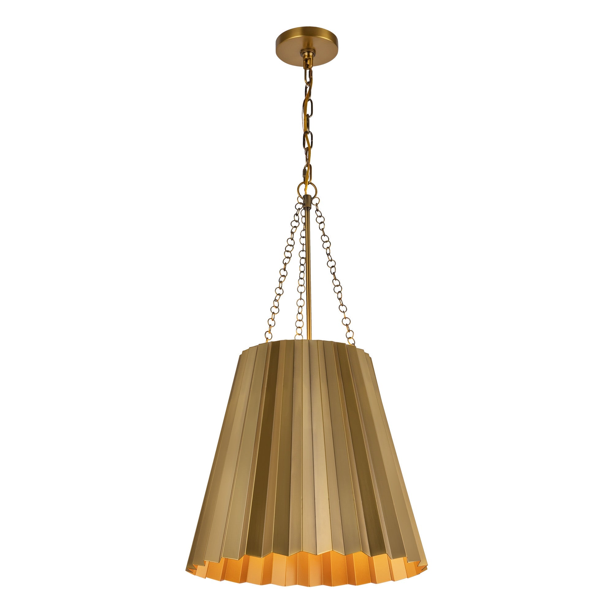 Plisse 16-in Pendant