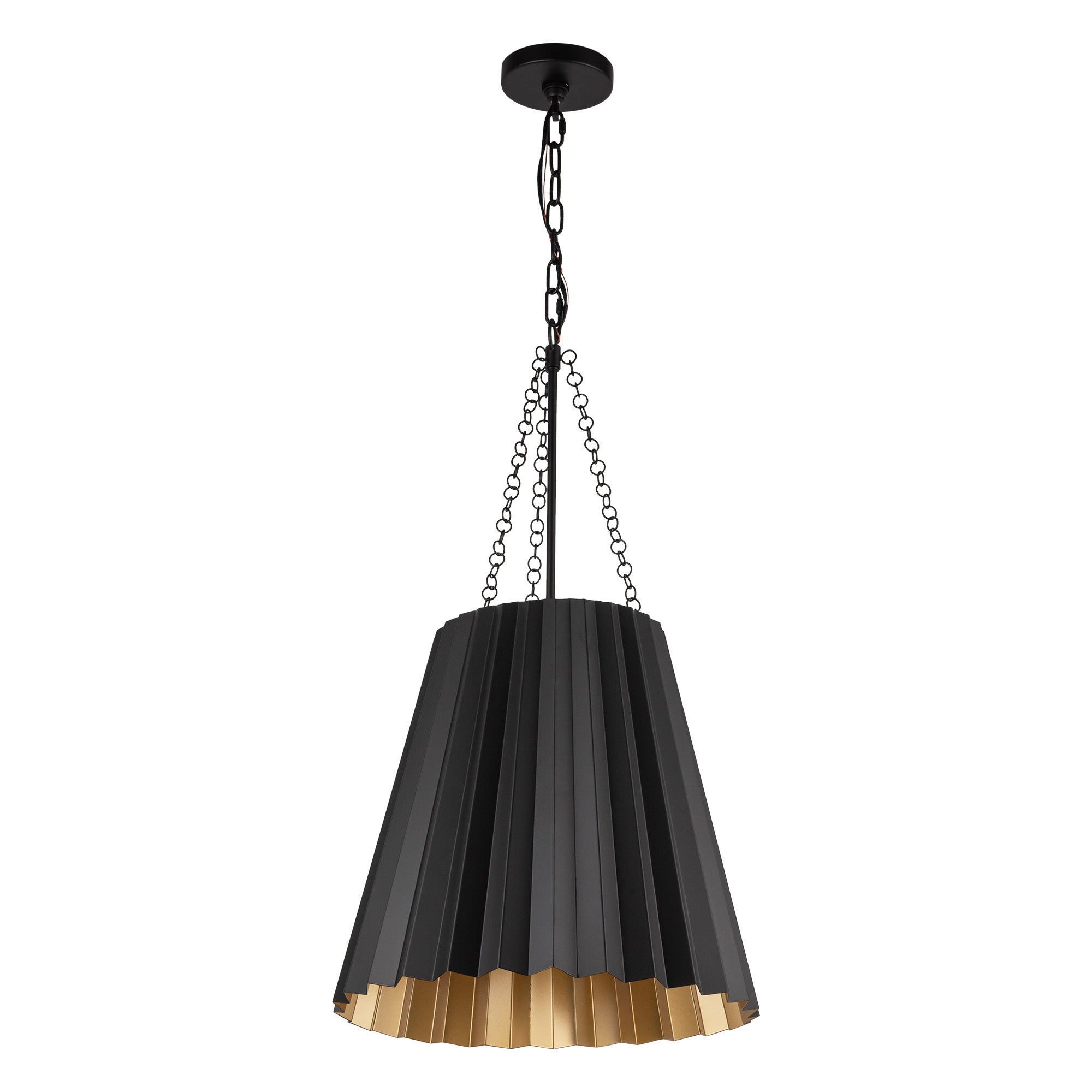 Plisse 16-in Pendant