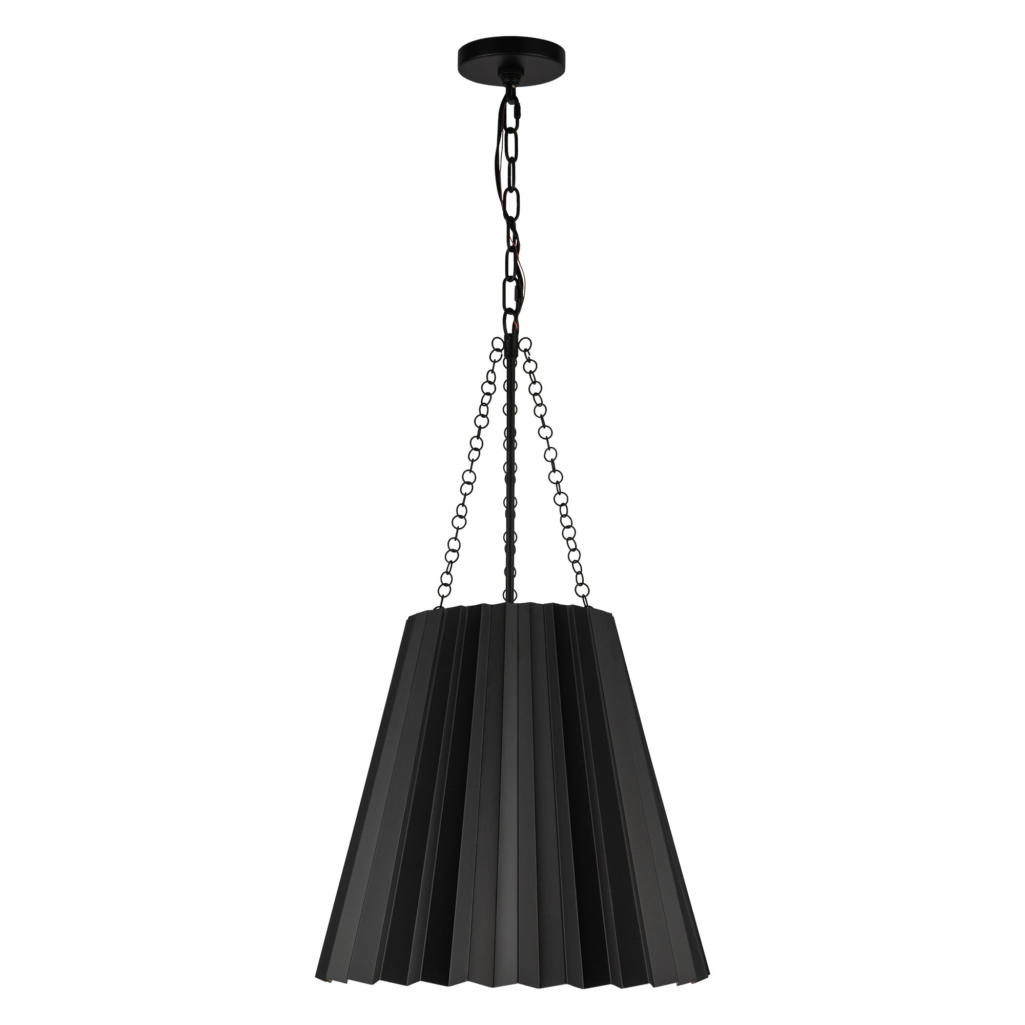 Plisse 16-in Pendant