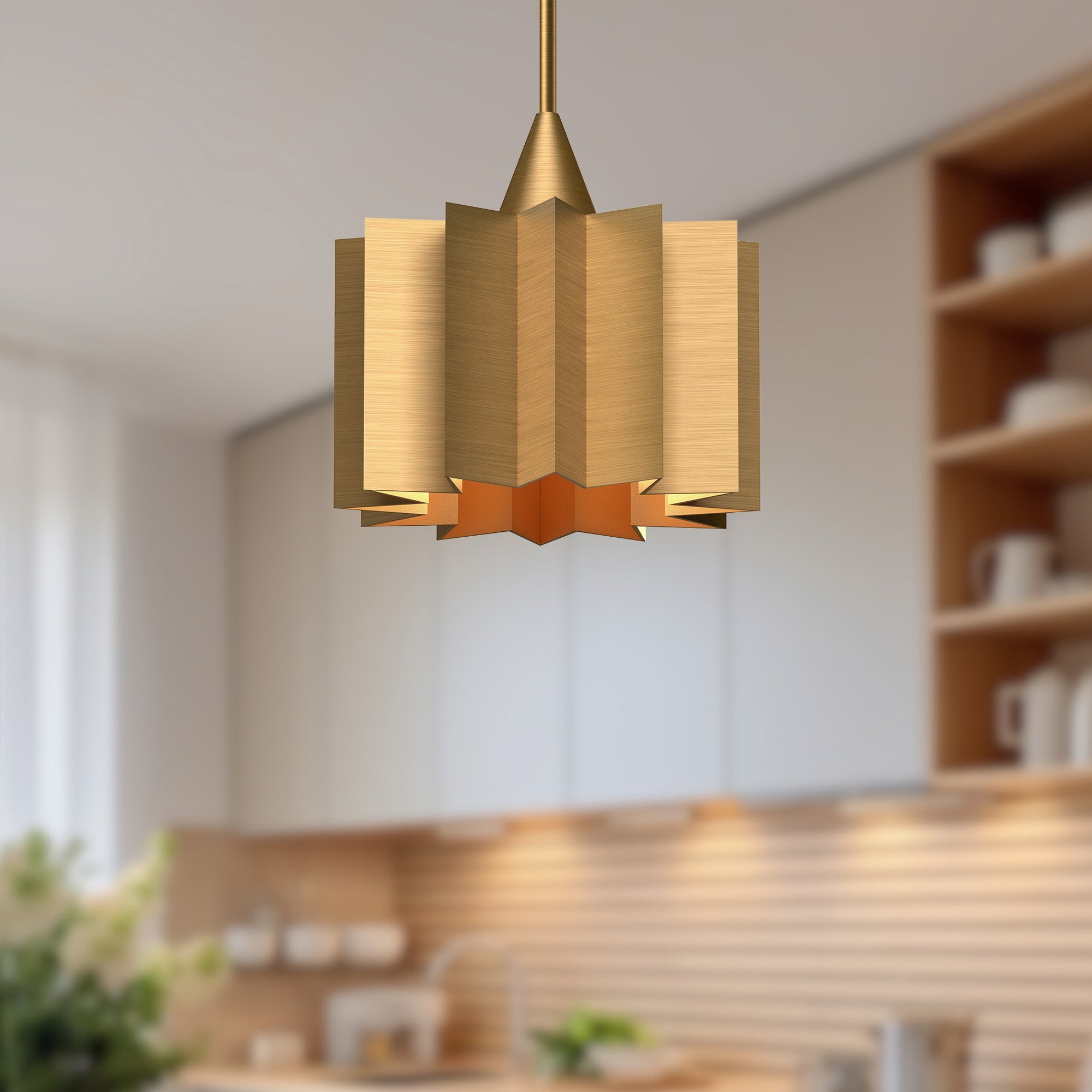 Plisse 12-in Pendant