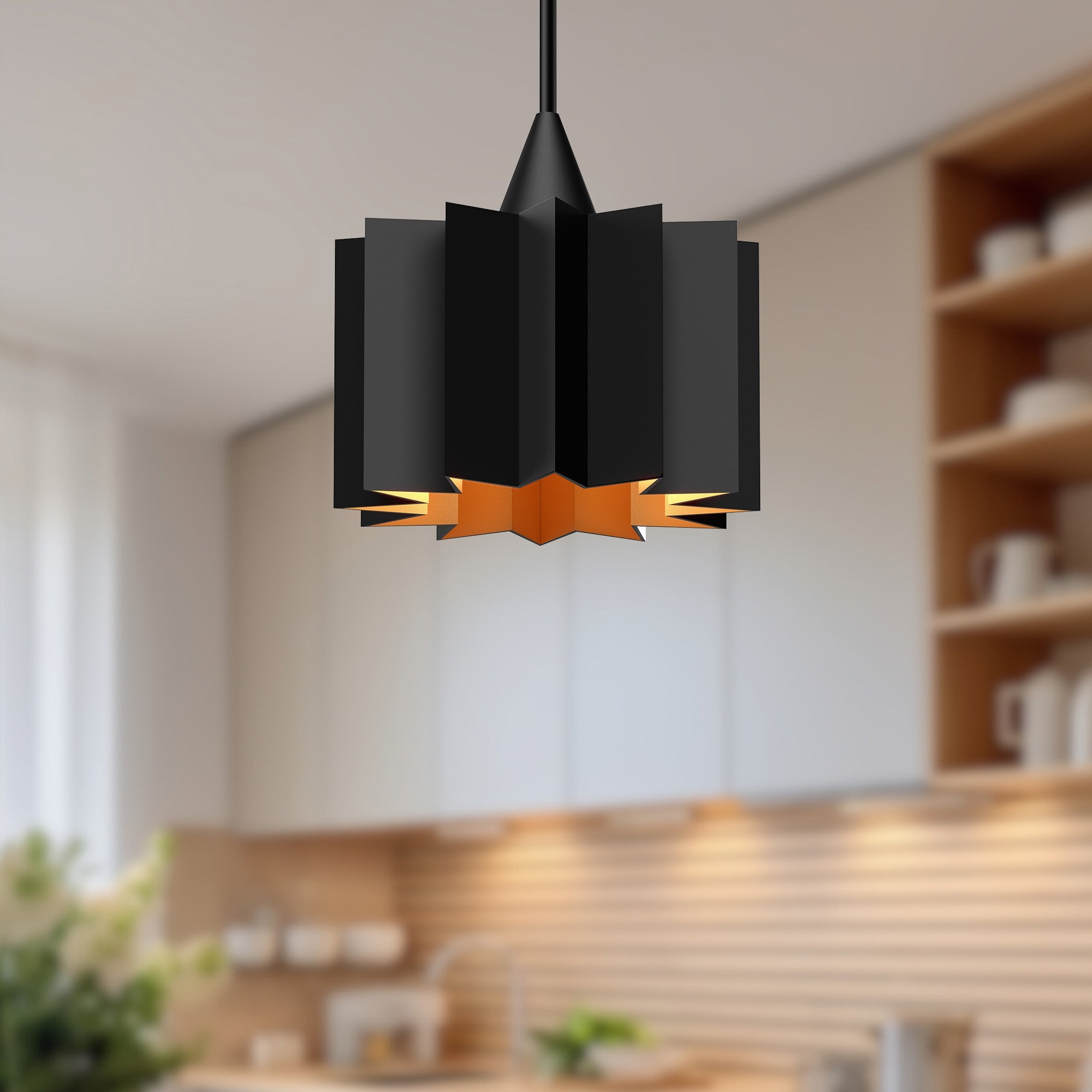 Plisse 12-in Pendant