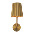 Plisse 7-in Wall/Vanity Light — Aged Gold
