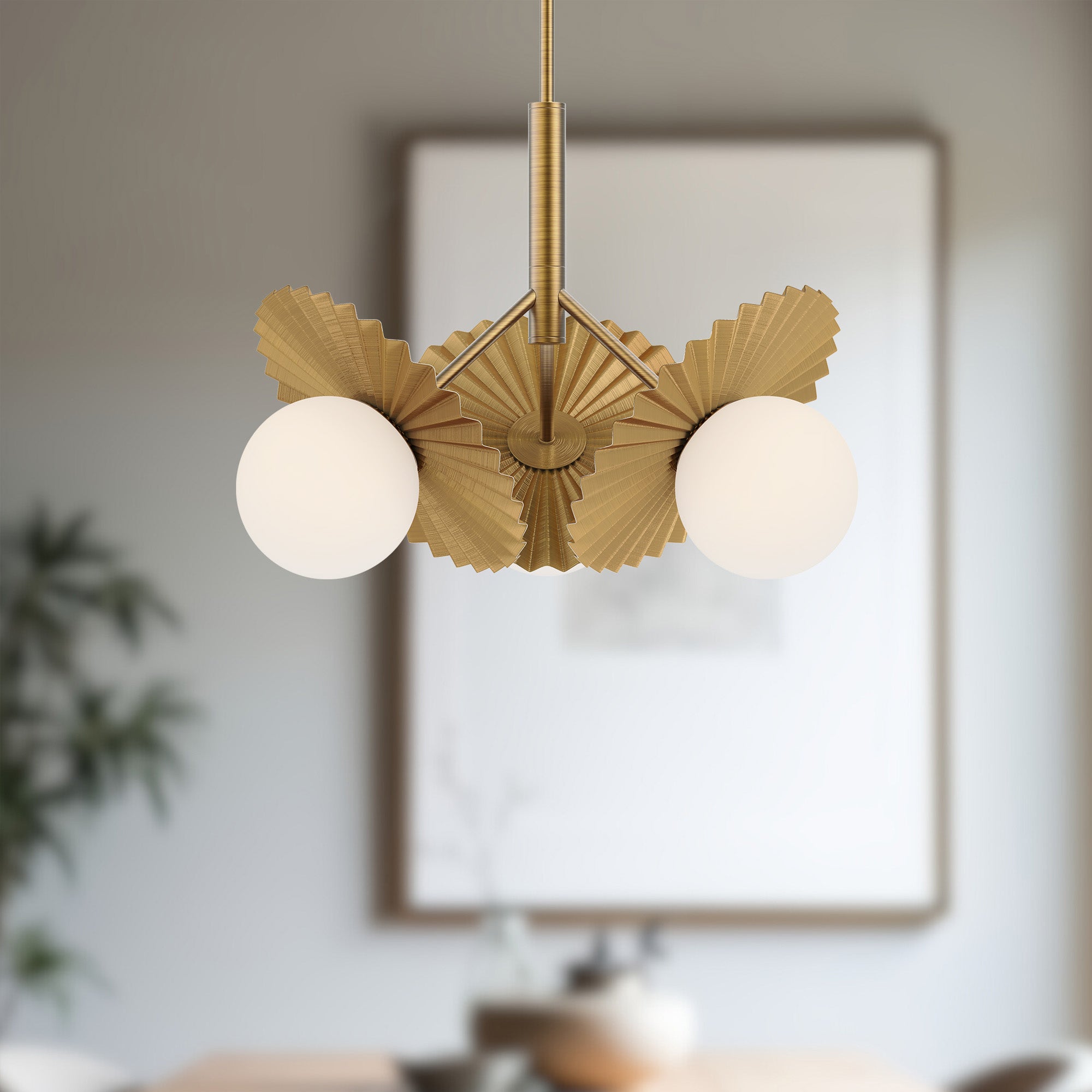 Plume 22-in Chandelier