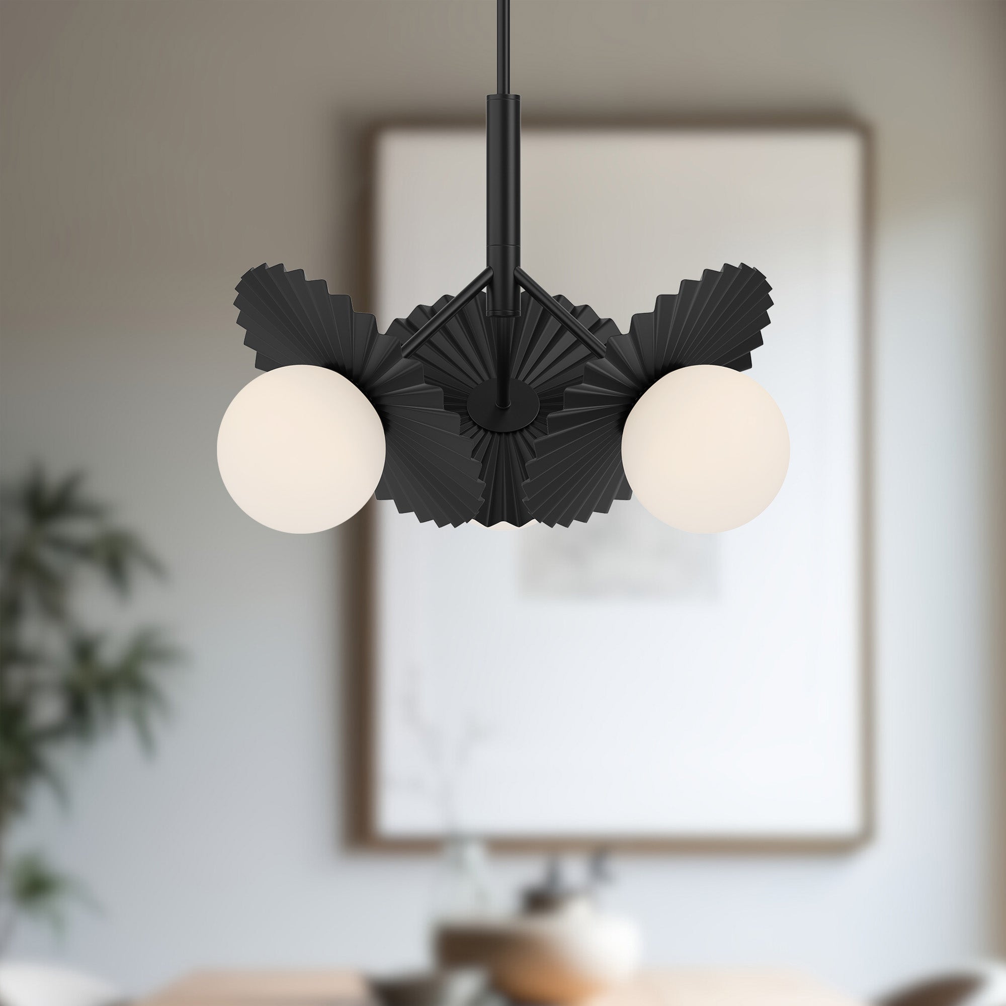 Plume 22-in Chandelier