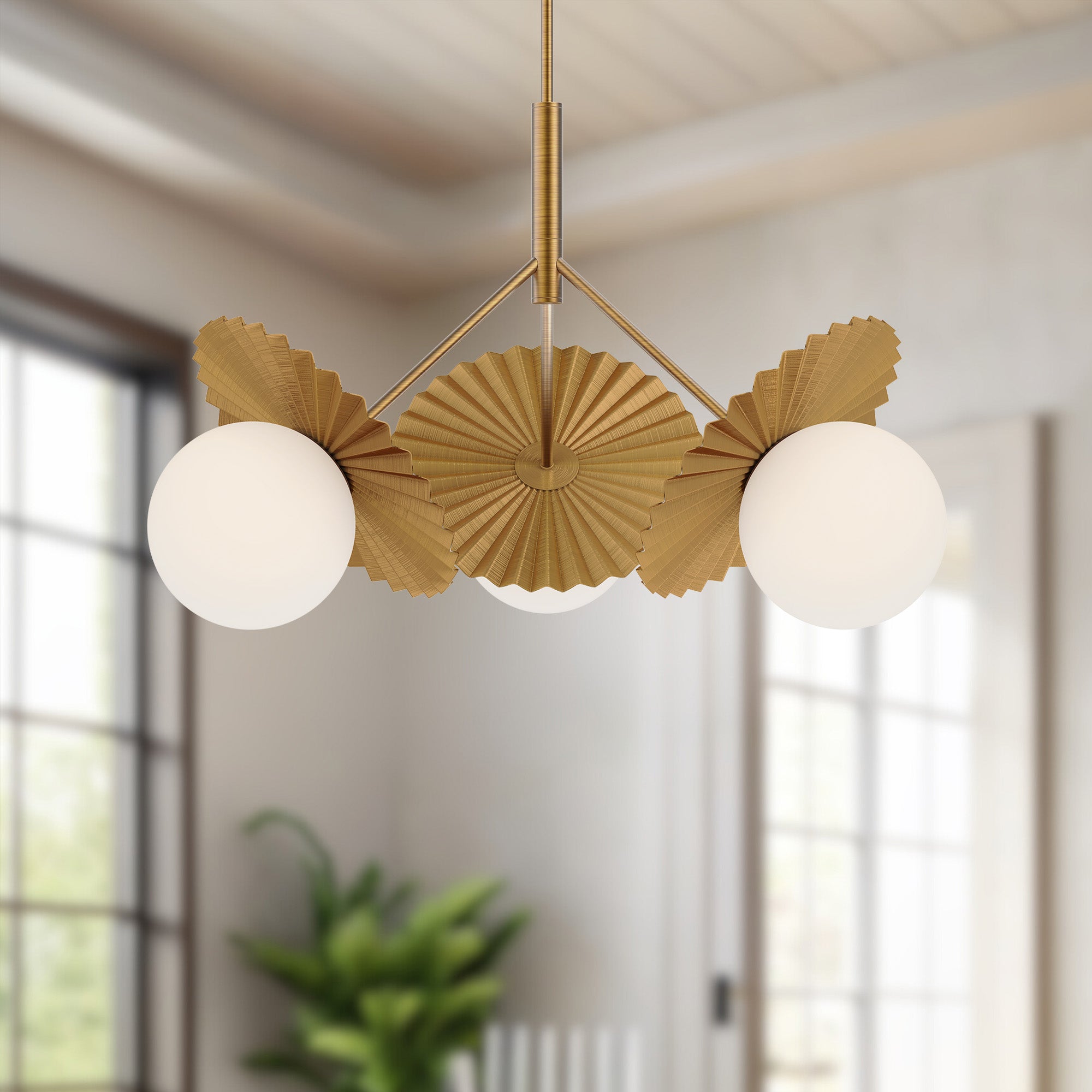 Plume 34-in Chandelier