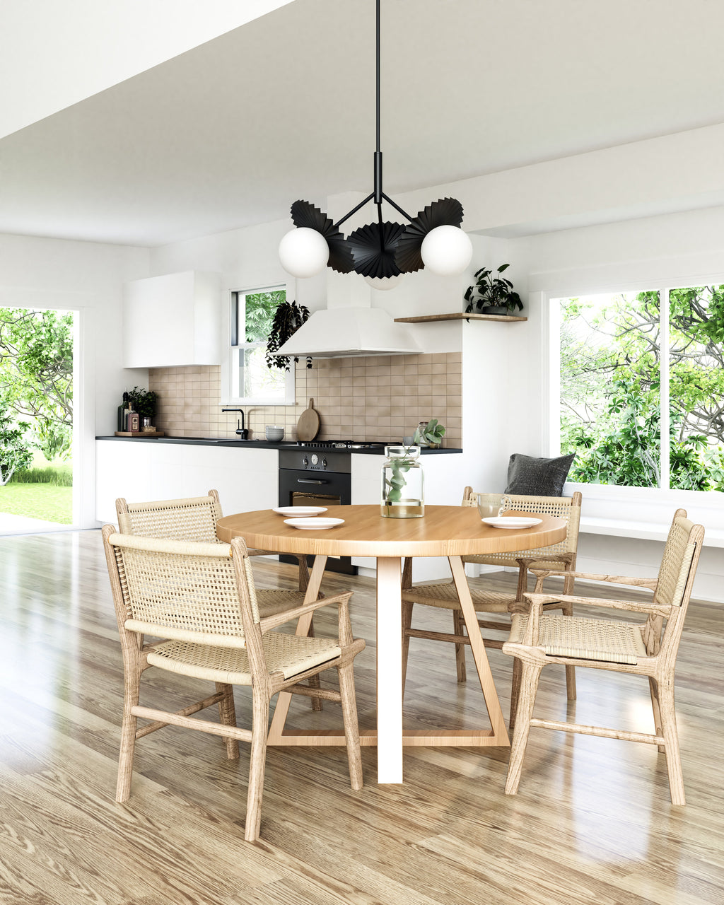 Plume 34-in Chandelier