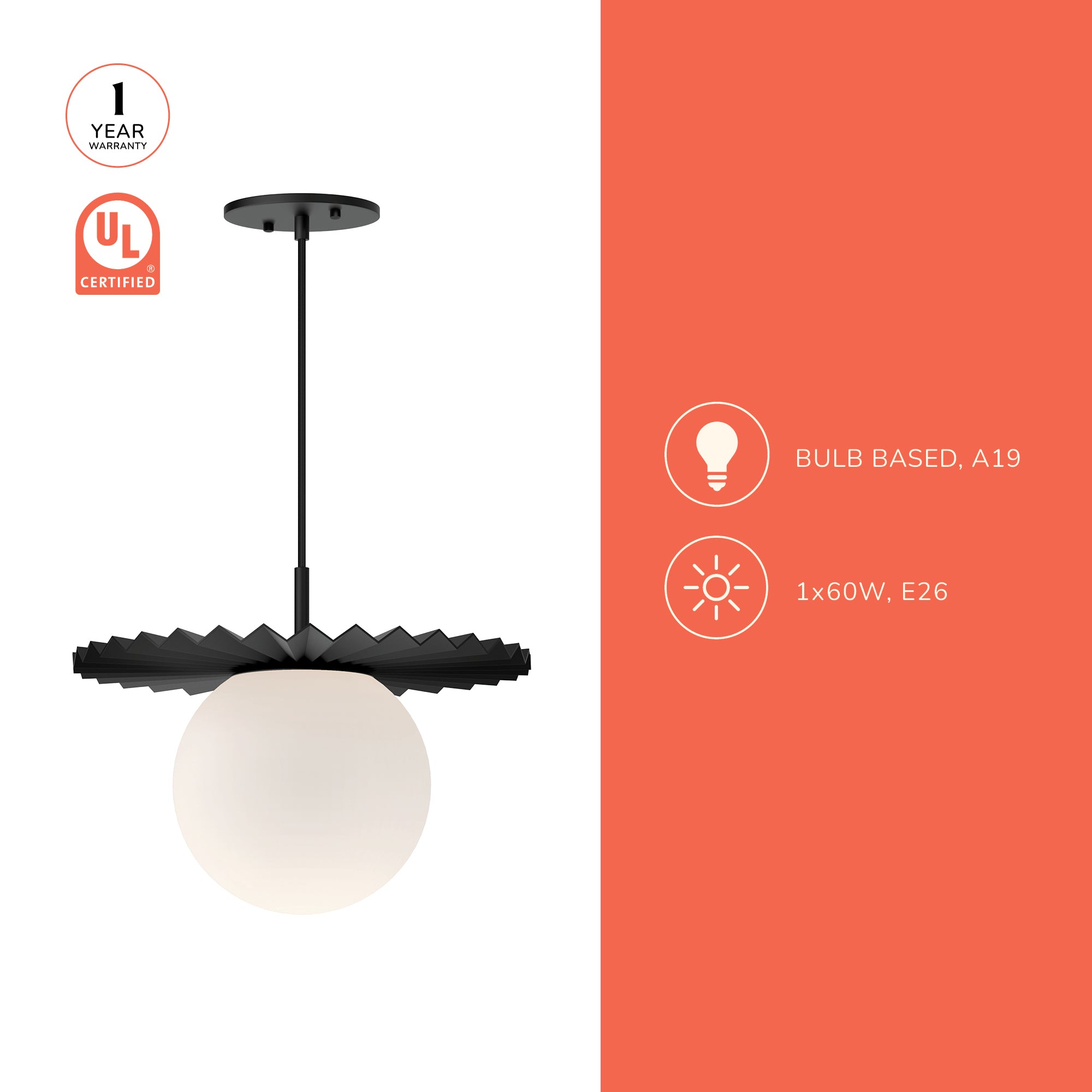 Plume 14-in Pendant