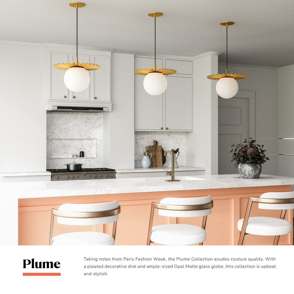 Plume 14-in Pendant