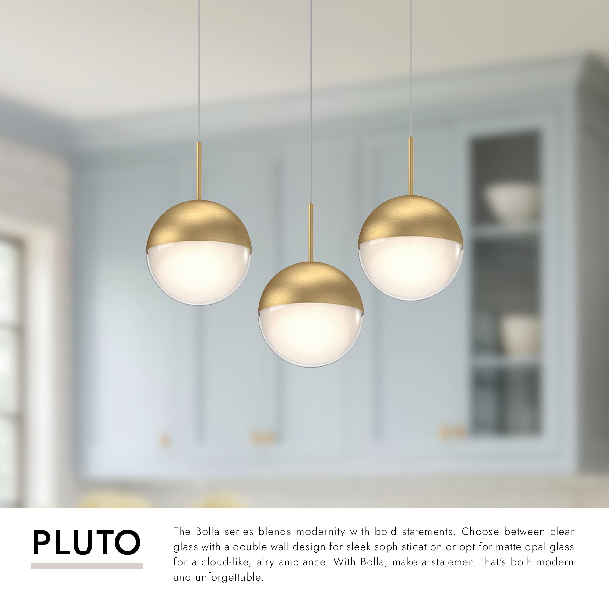 Pluto 4-in 3 Head Multi Pendant