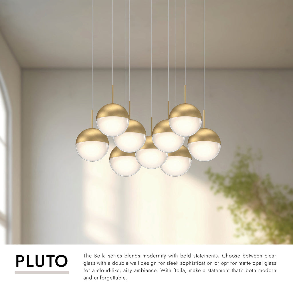 Pluto 4-in 9 Head Multi Pendant