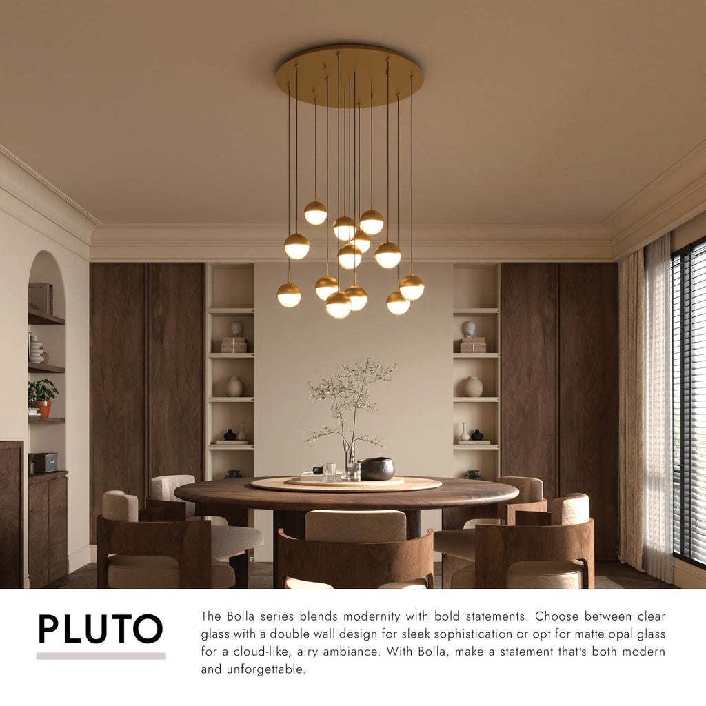 Pluto 4-in 13 Head Multi Pendant