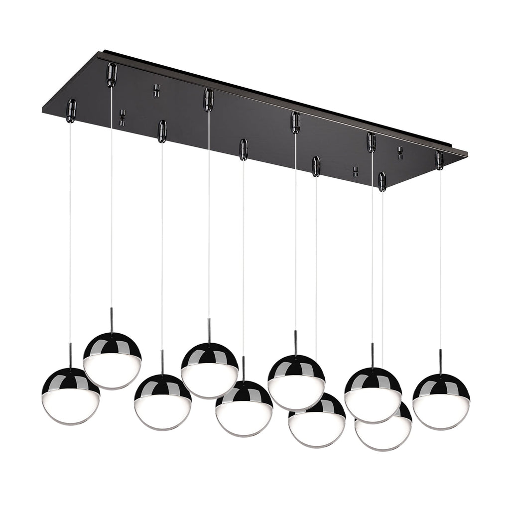 Pluto 4-in 10 Head Multi Pendant