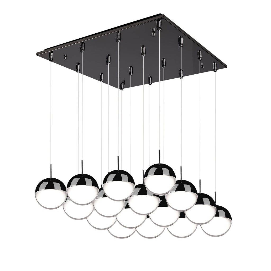 Pluto 4-in 16 Head Multi Pendant