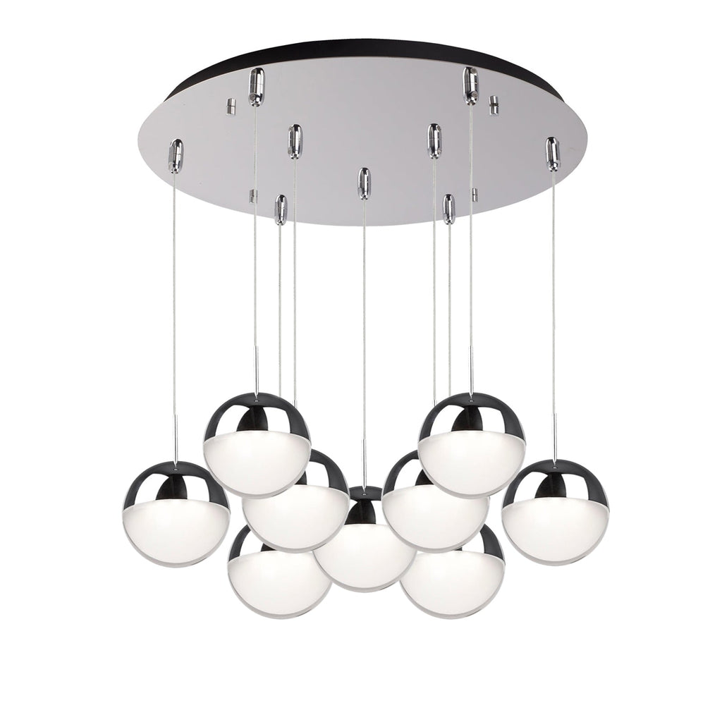 Pluto 4-in 9 Head Multi Pendant