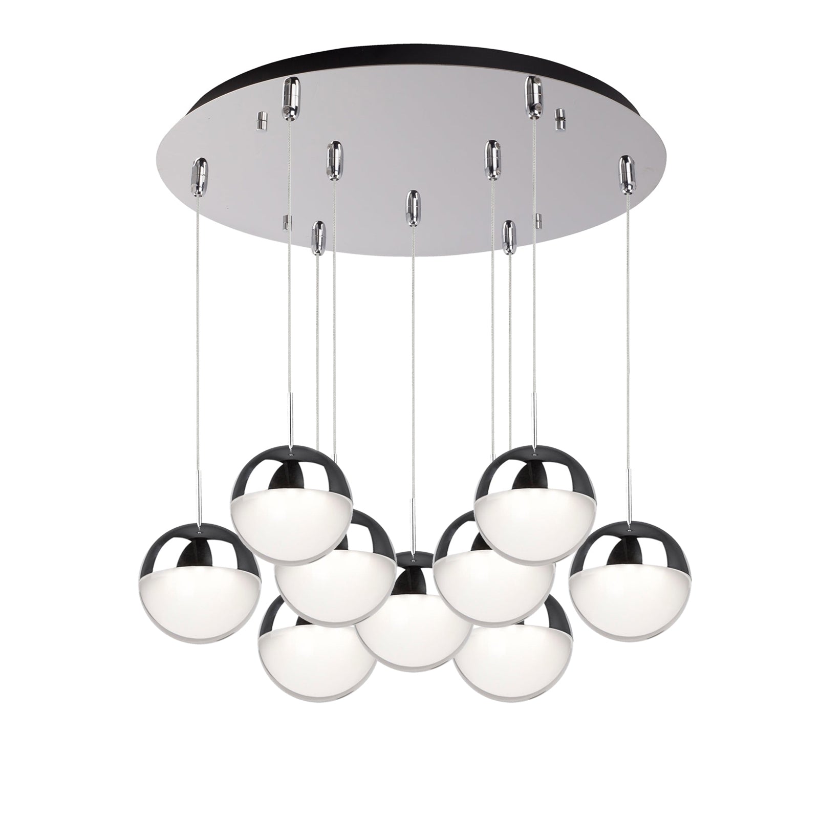 Pluto 4-in 9 Head Multi Pendant