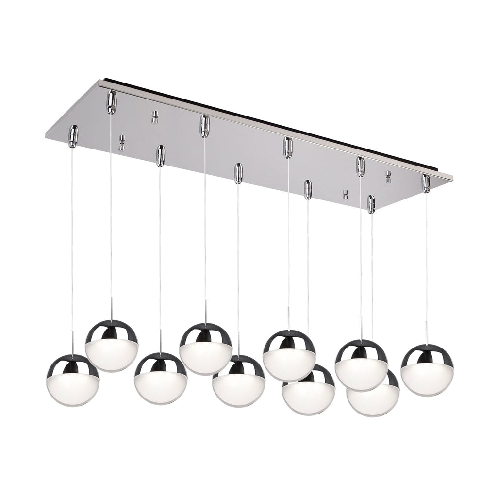 Pluto 4-in 10 Head Multi Pendant