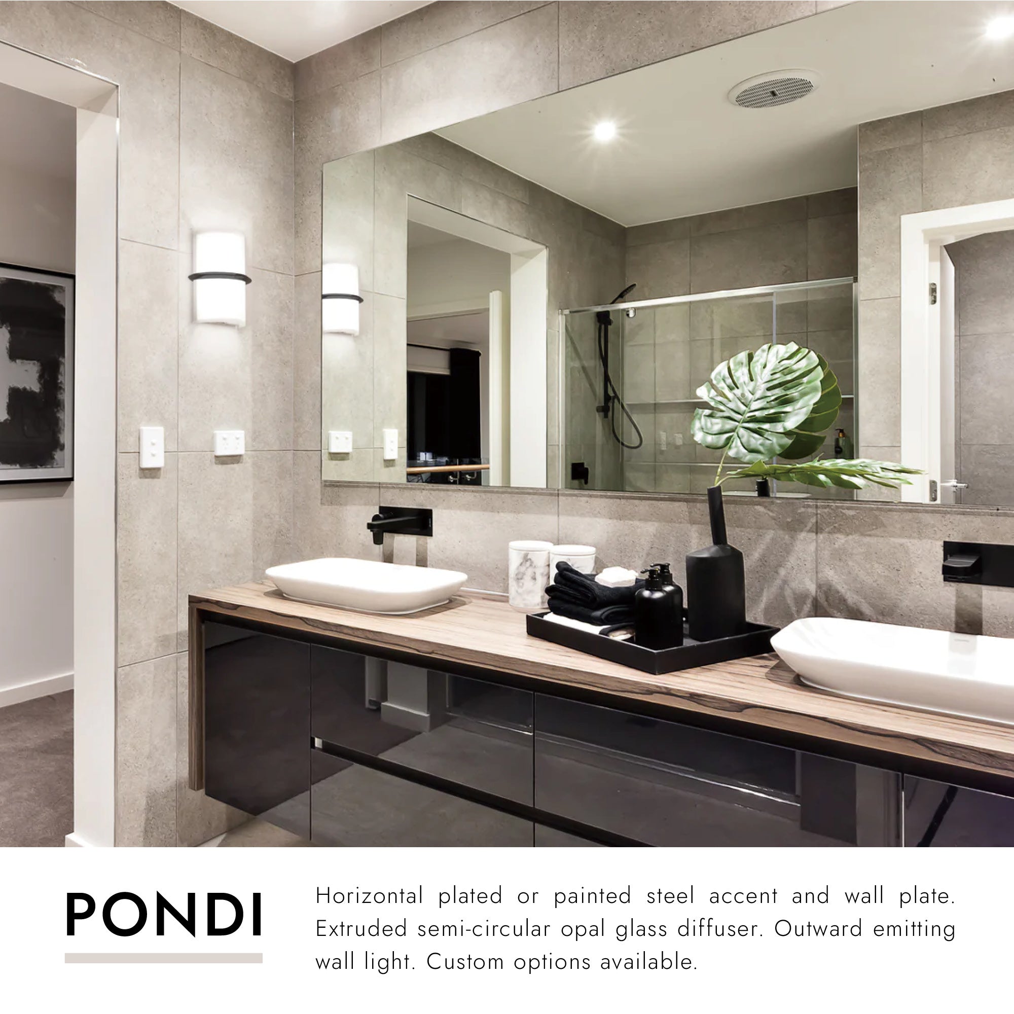 Pondi 9-in Wall Sconce