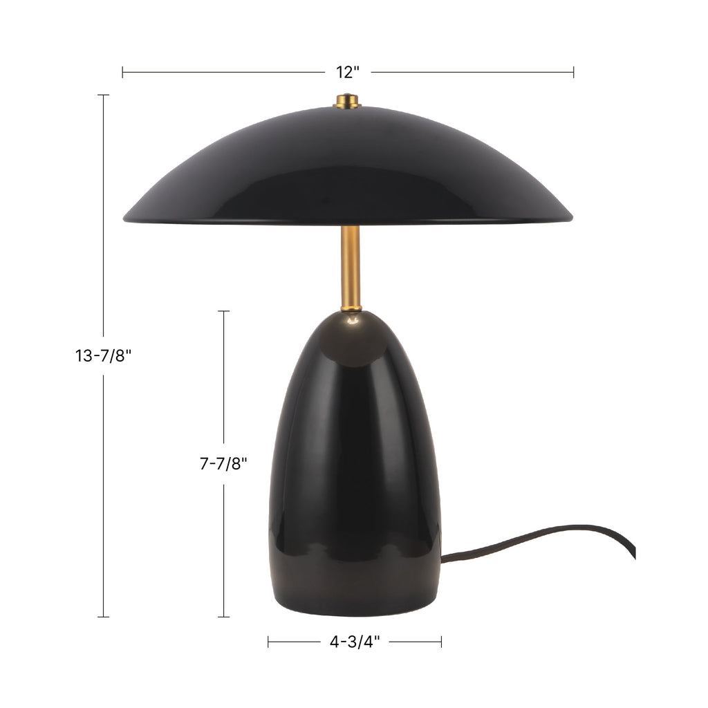 Poppy 12-in Table Lamp