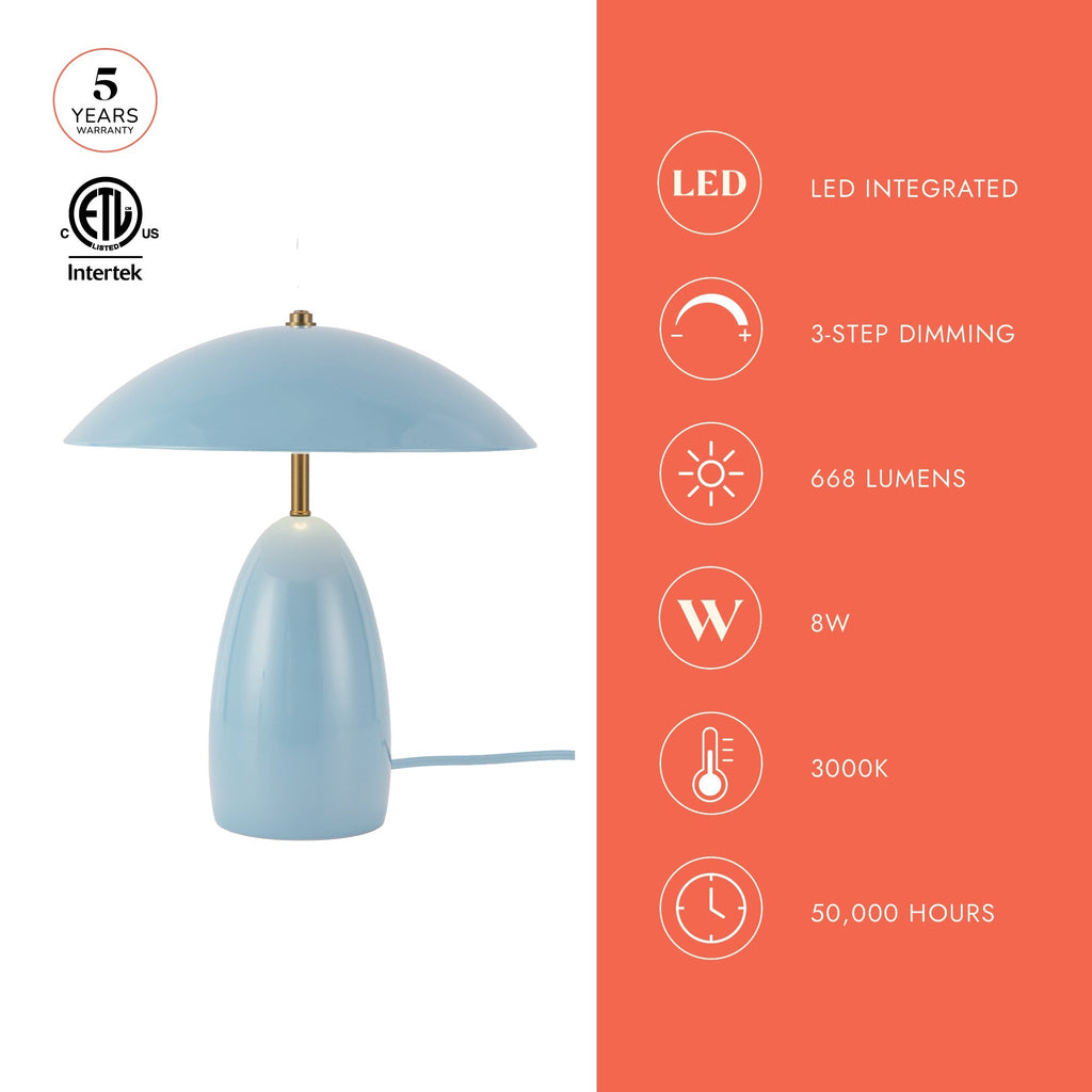 Poppy 12-in Table Lamp