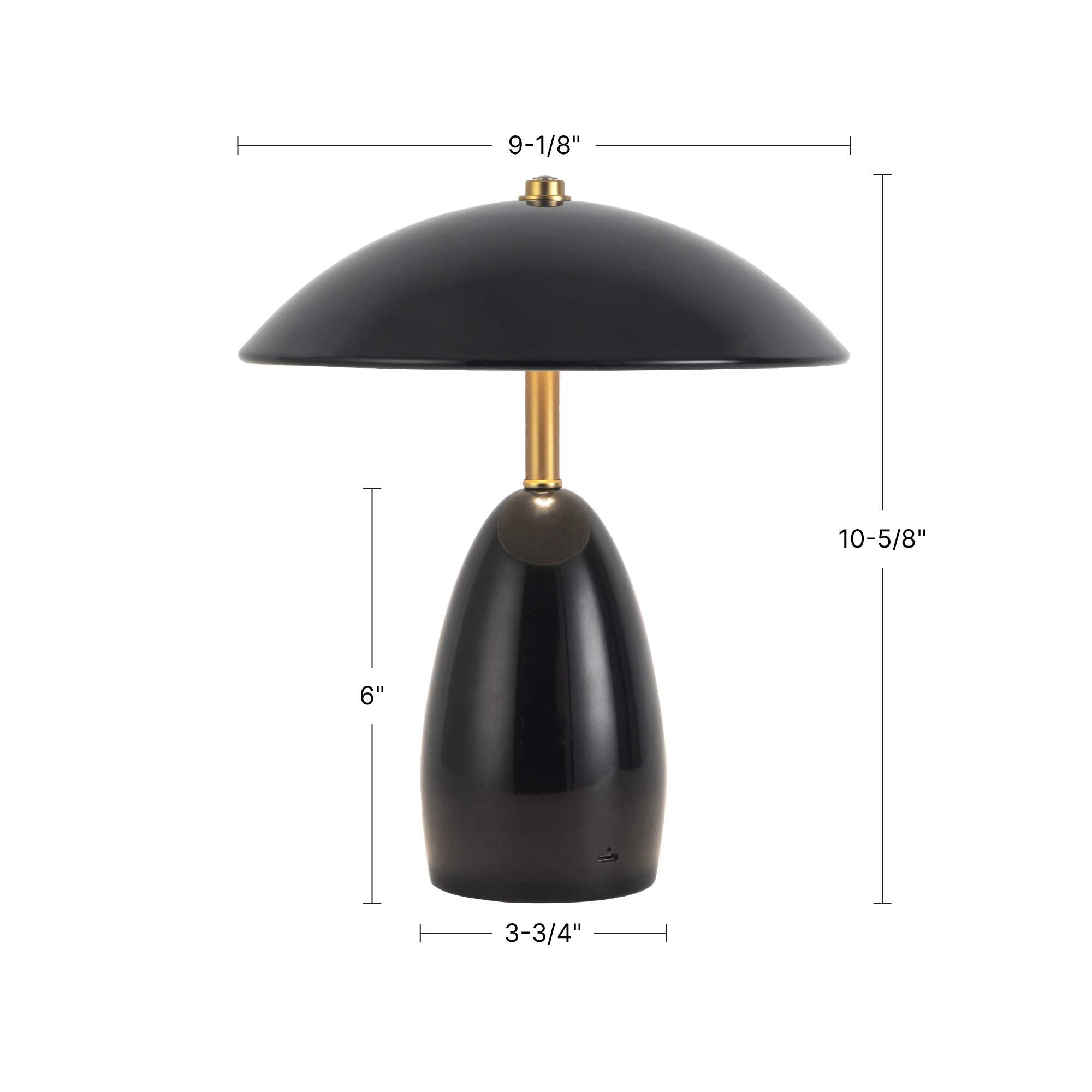 Poppy 9-in Table Lamp