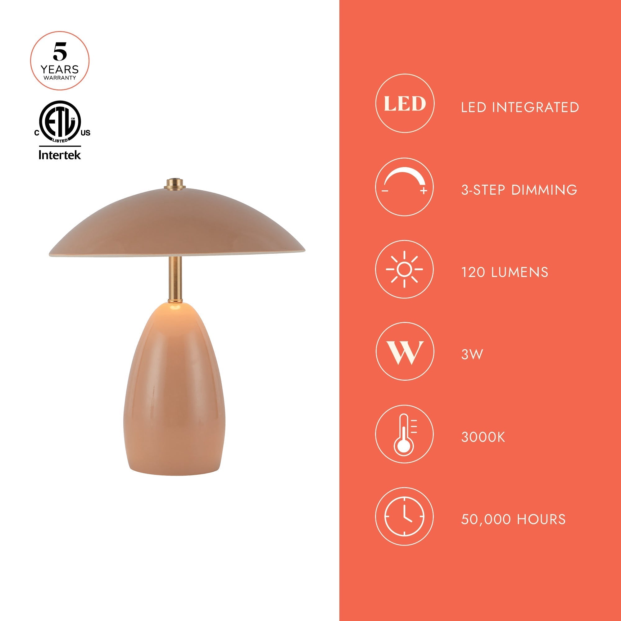 Poppy 9-in Table Lamp