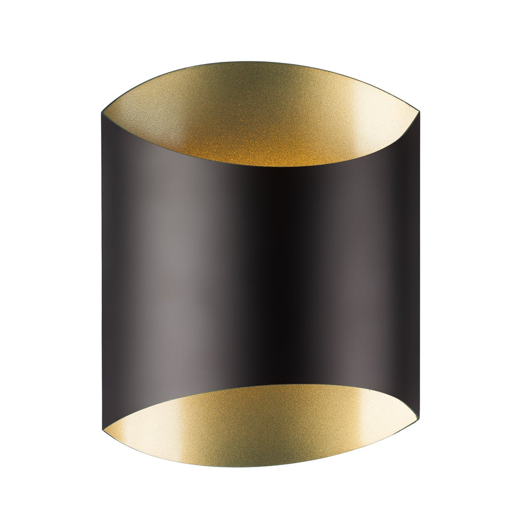 Preston 8-in Wall Sconce — Black