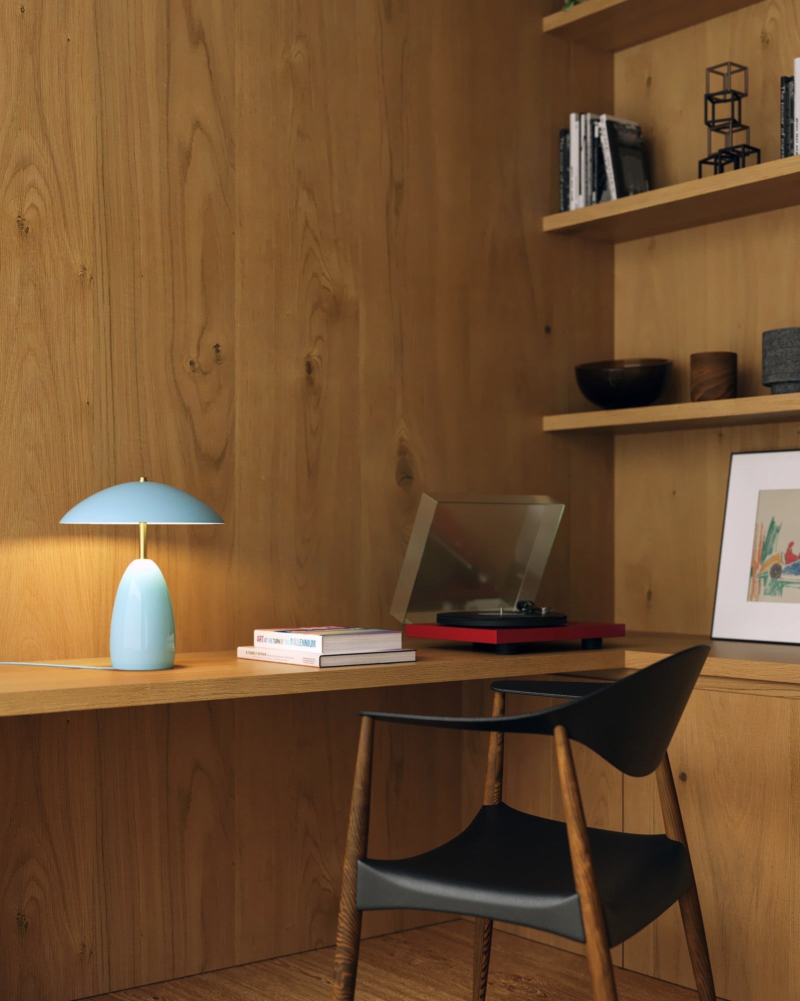 Poppy 12-in Table Lamp