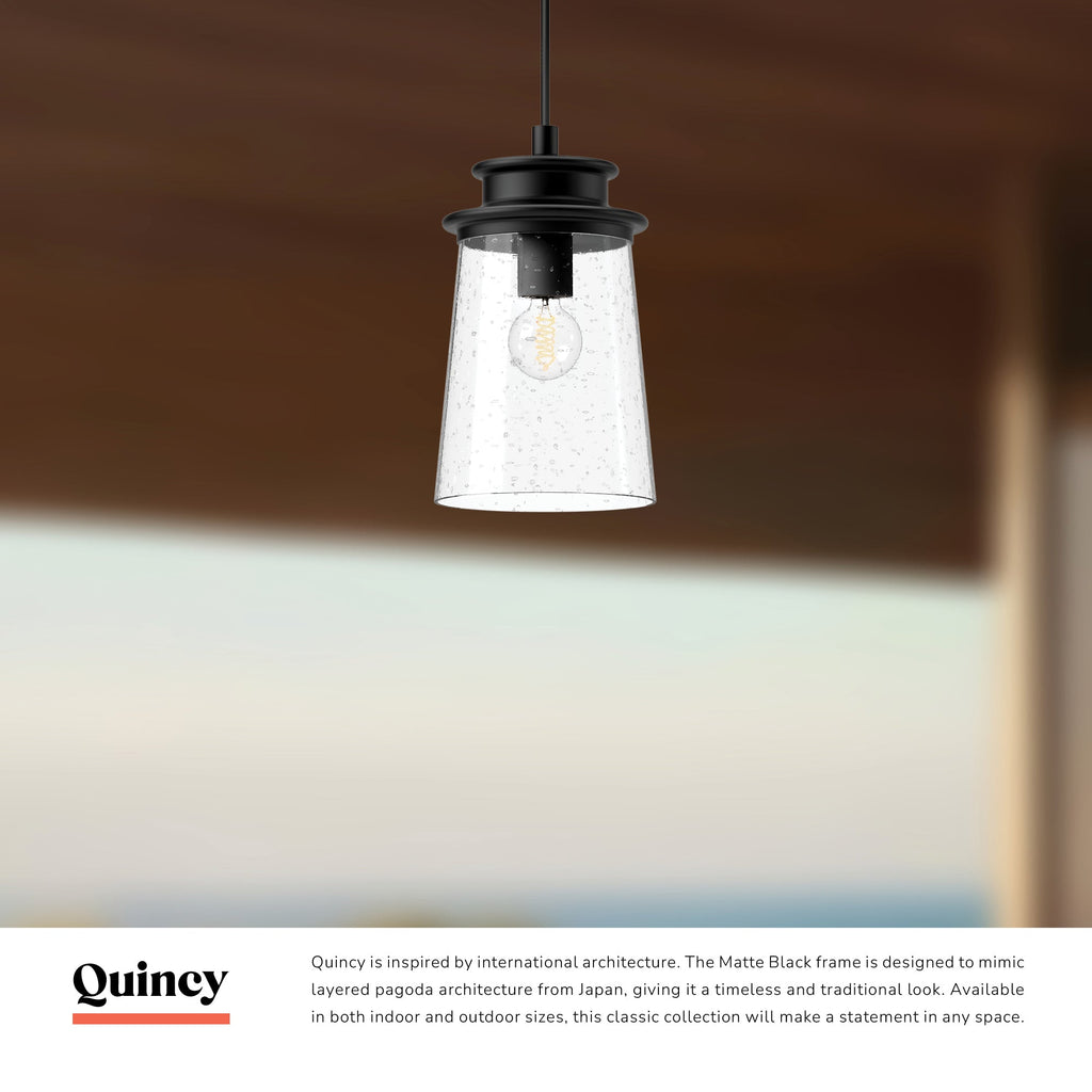 Quincy 6-in Exterior Pendant