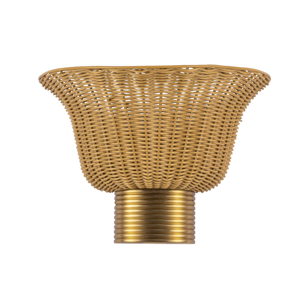 Rancho 14-in Wall/Vanity Light — Brushed Gold