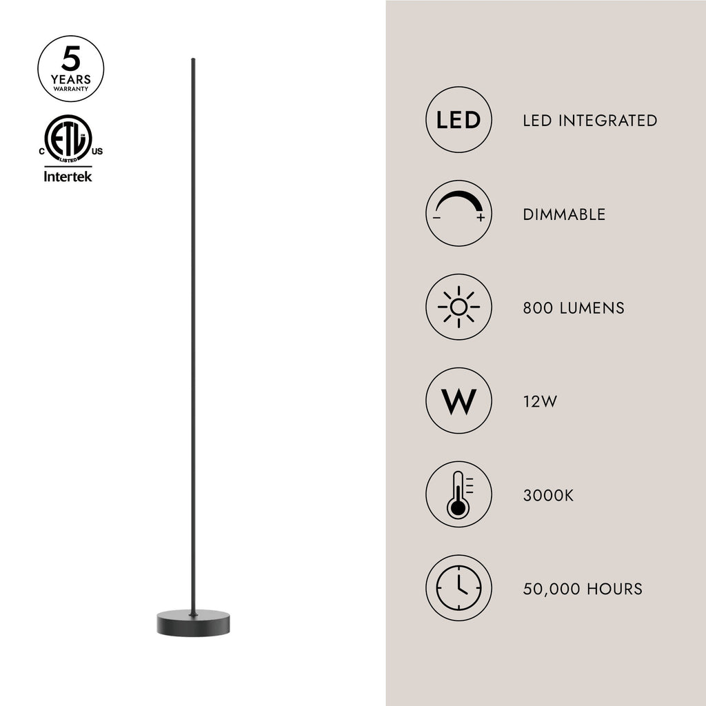 Reeds 10-in Floor Lamp