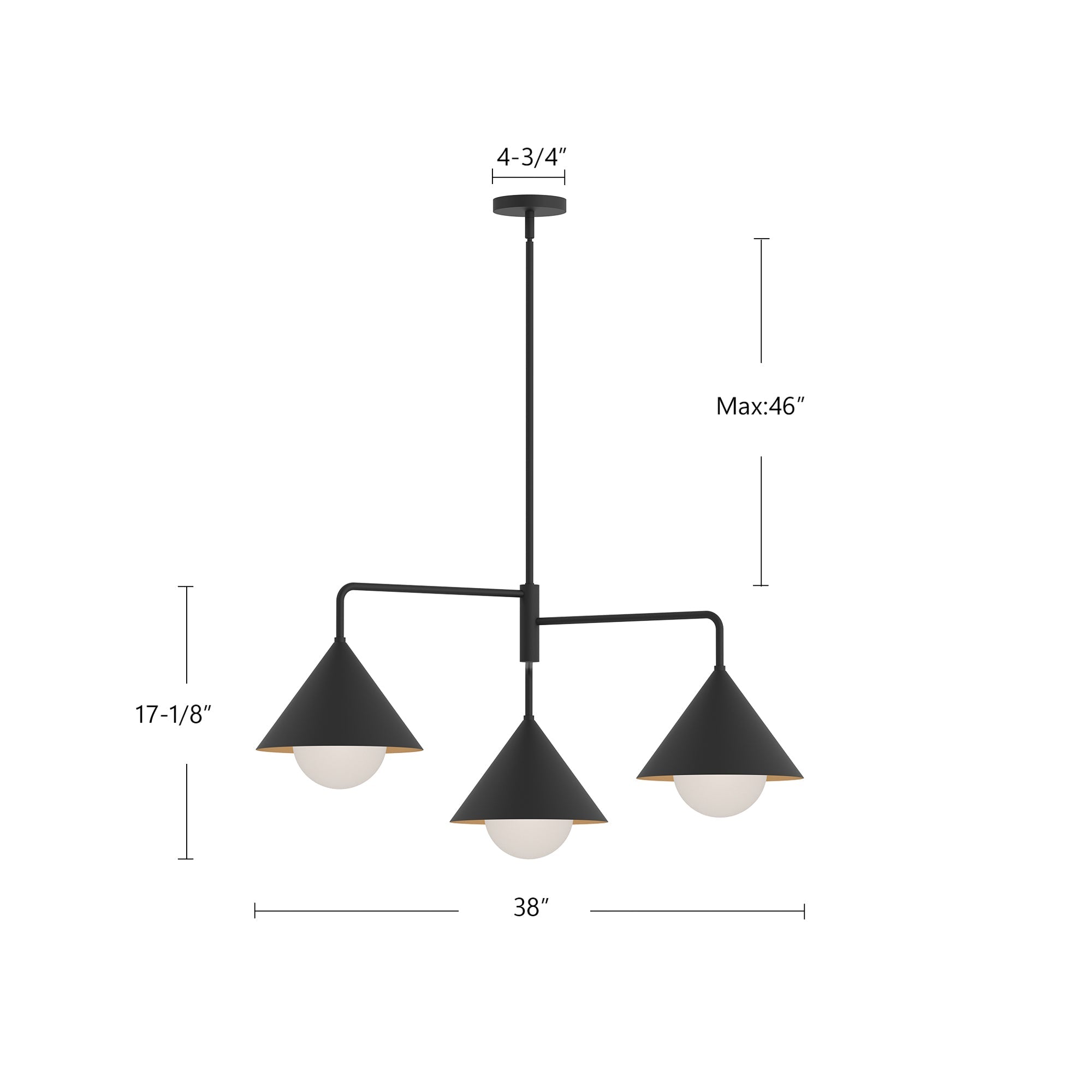 Remy 38-in Chandelier