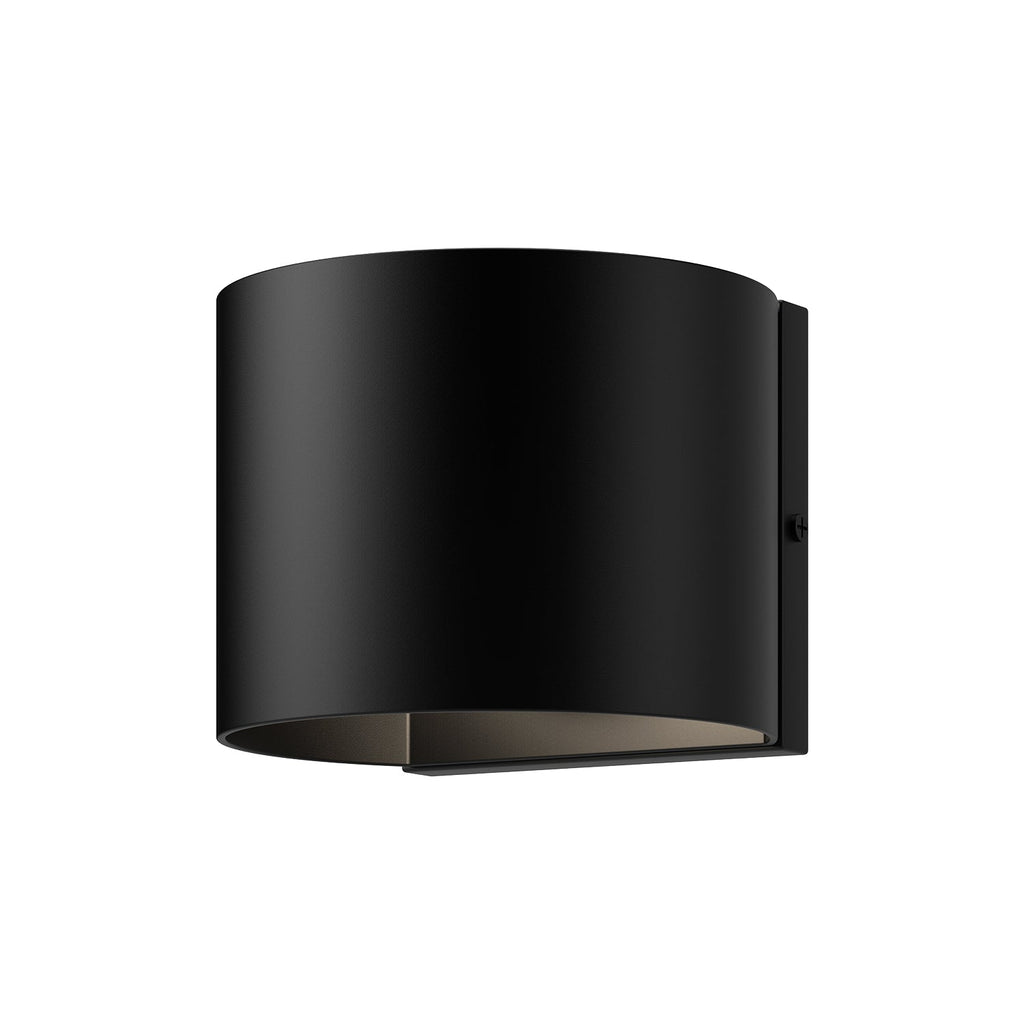 Rene 6-in Exterior Wall Sconce — Black [Universal Voltage]