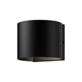 Rene 6-in Exterior Wall Sconce — Black [Universal Voltage]