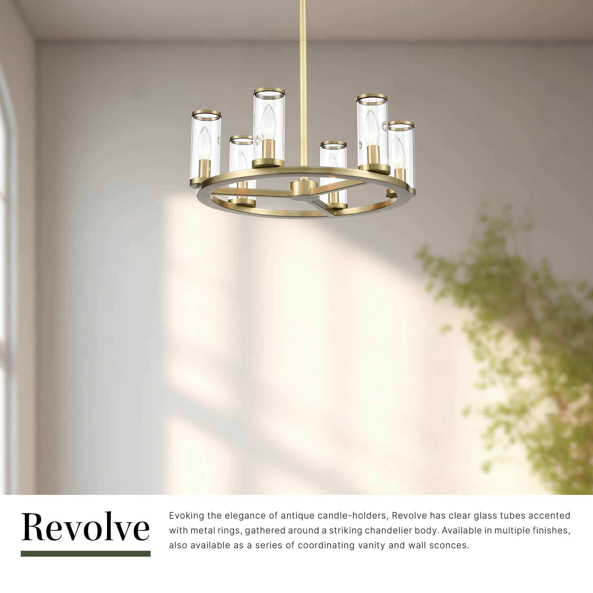 Revolve 19-in Chandelier