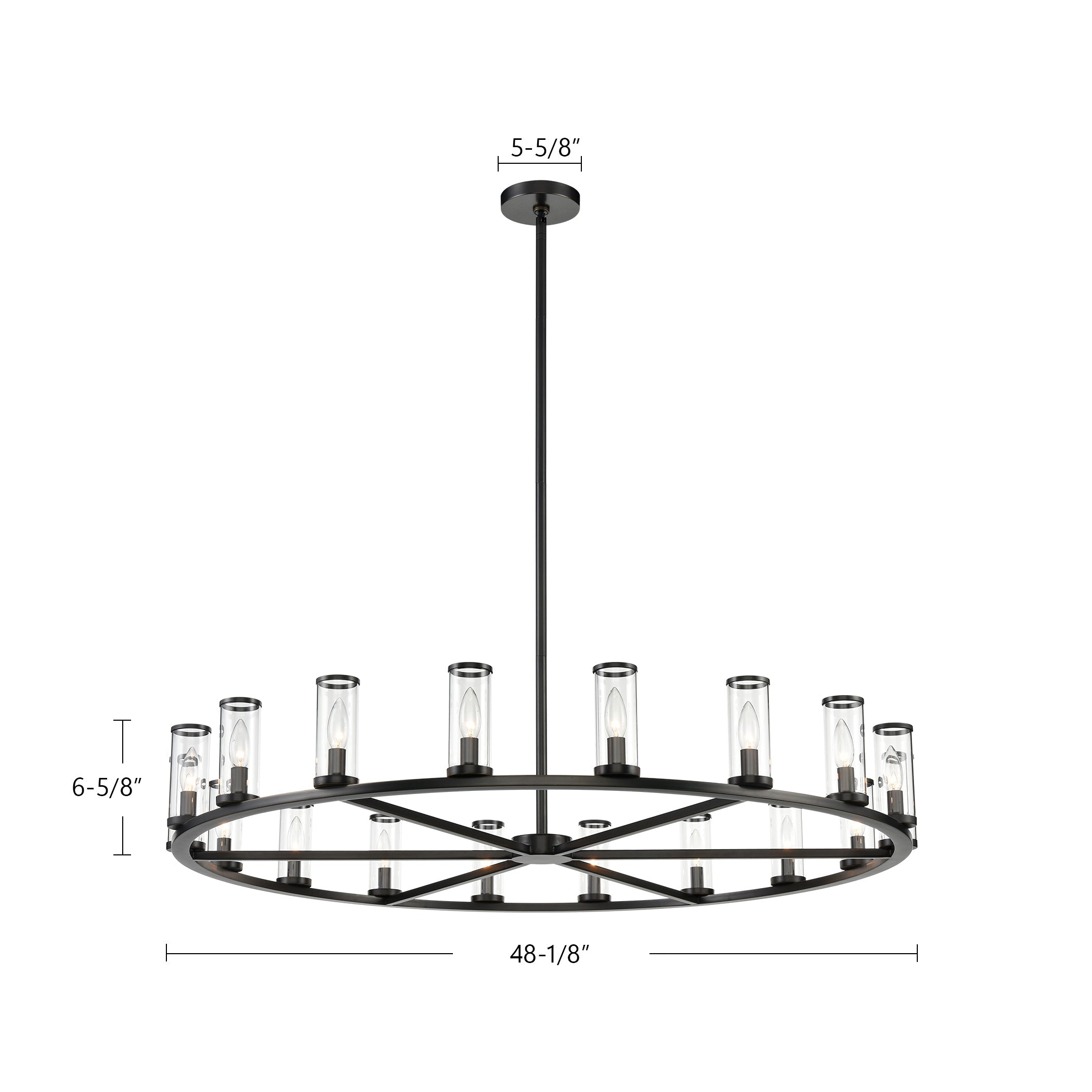 Revolve 48-in Chandelier