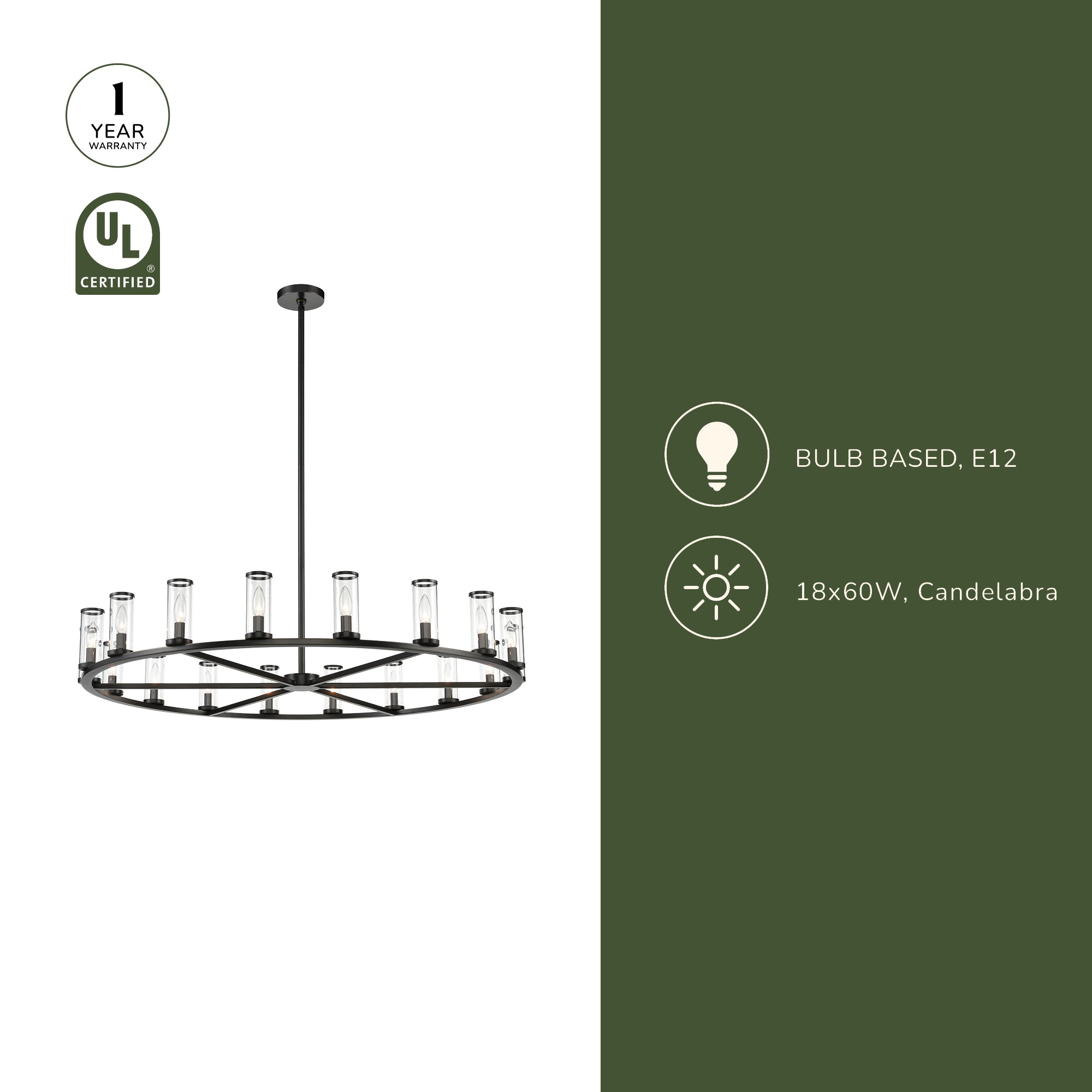 Revolve 48-in Chandelier
