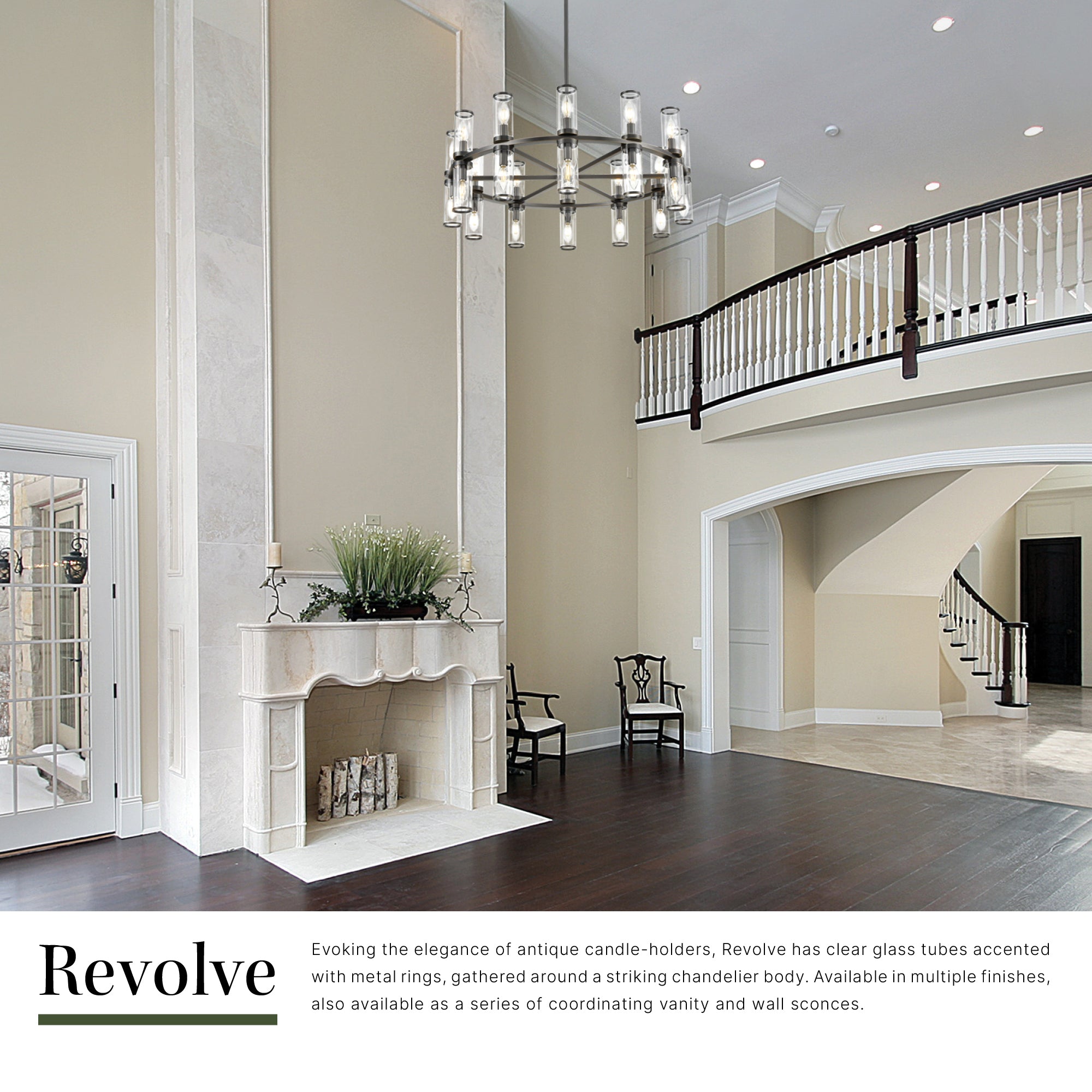 Revolve 33-in Chandelier
