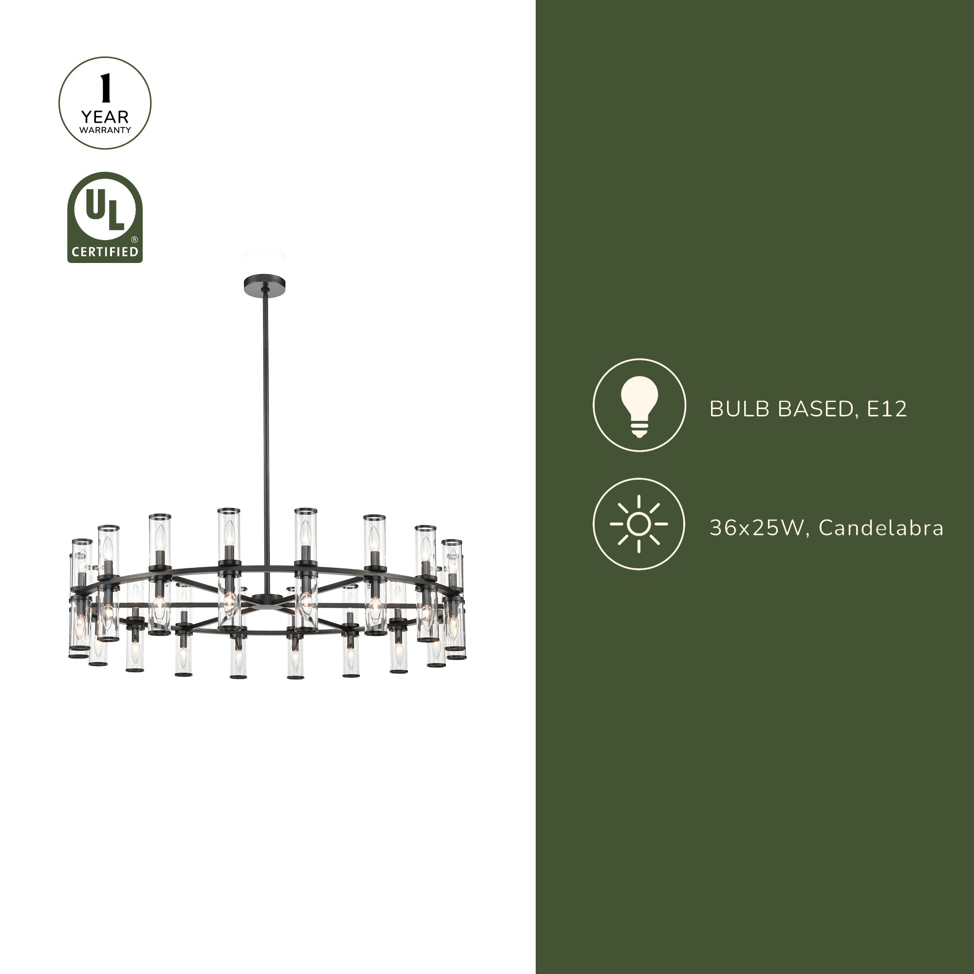 Revolve 48-in Chandelier